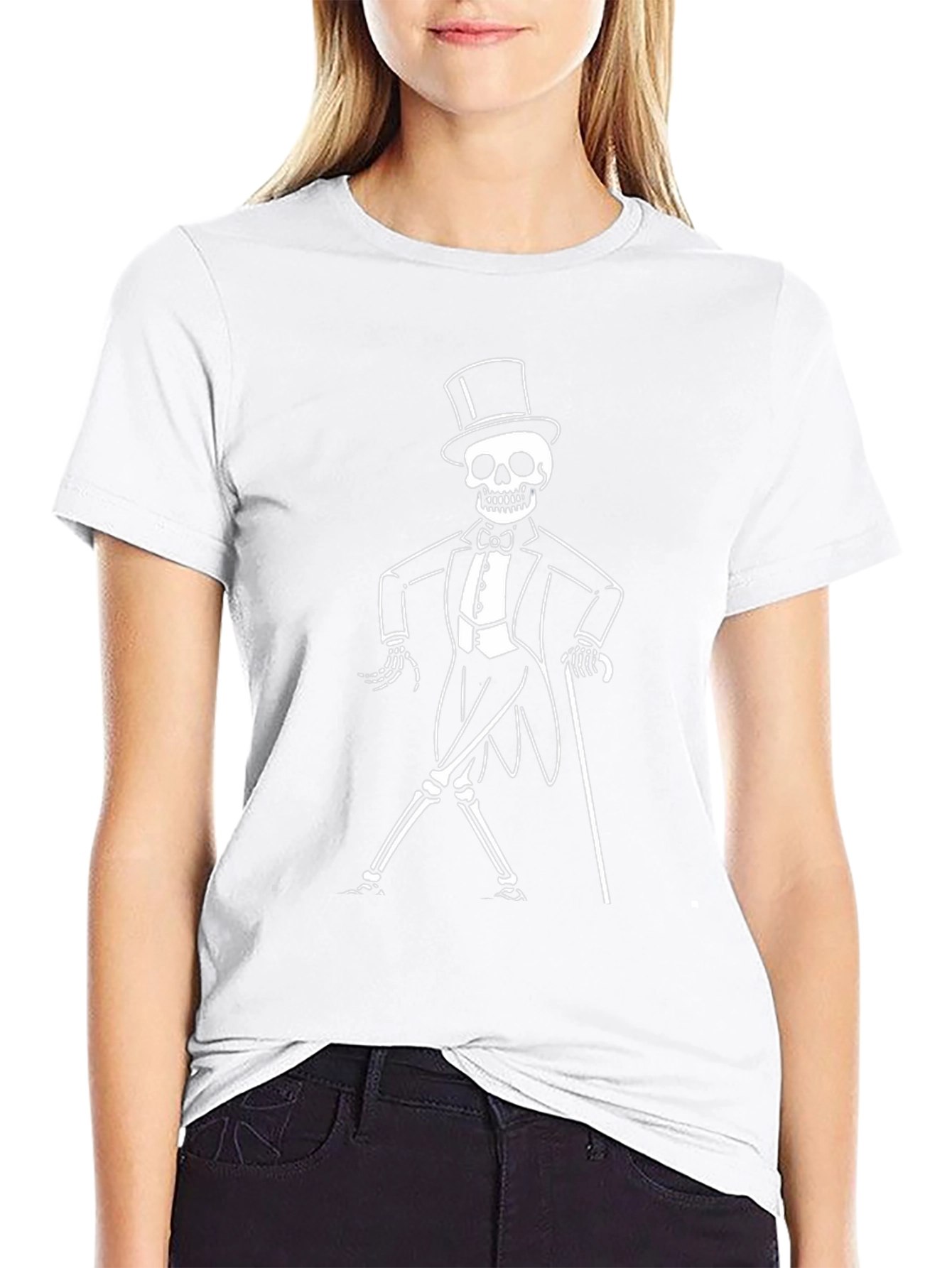 Skeleton Gentleman Black T-Shirt