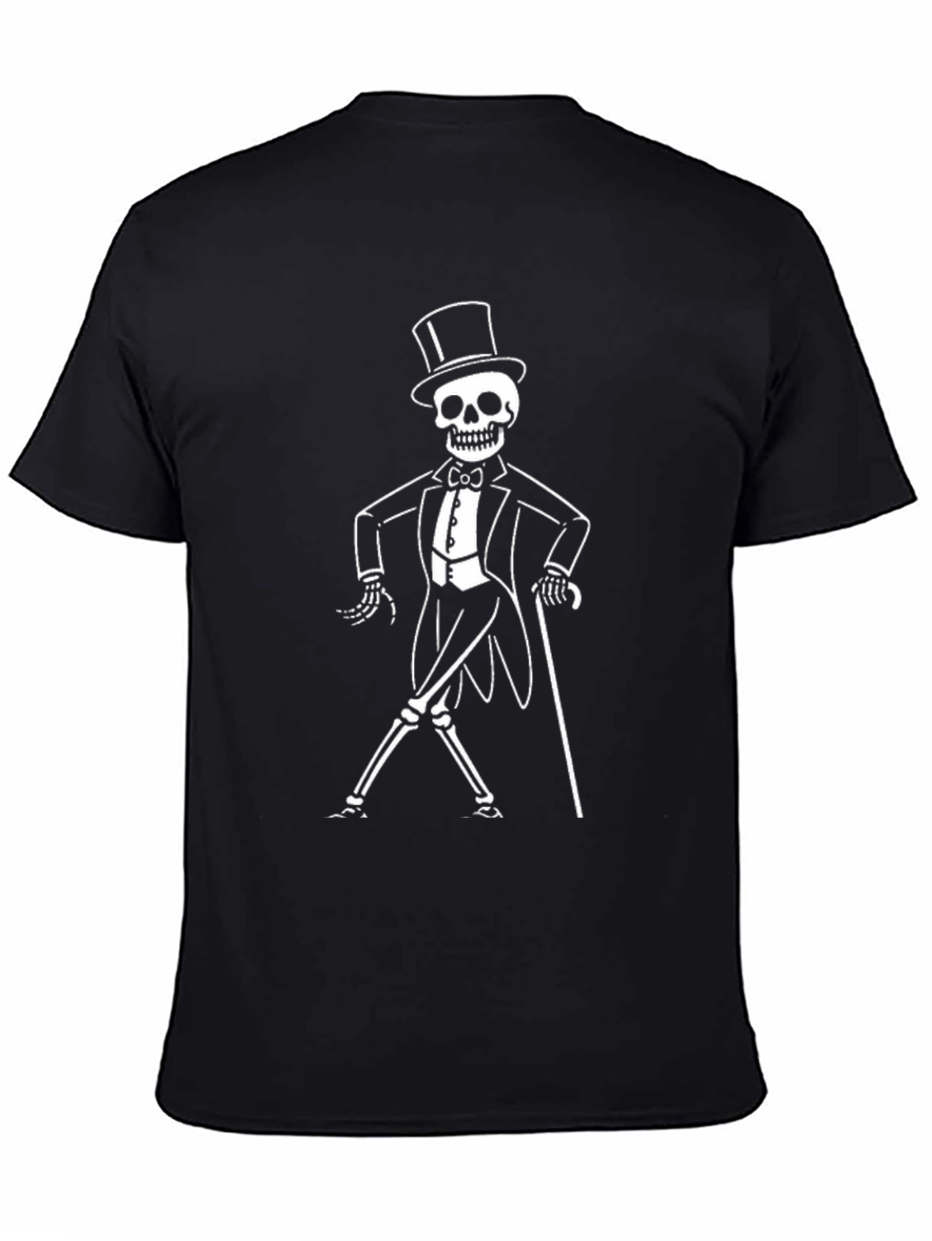 Skeleton Gentleman Black T-Shirt