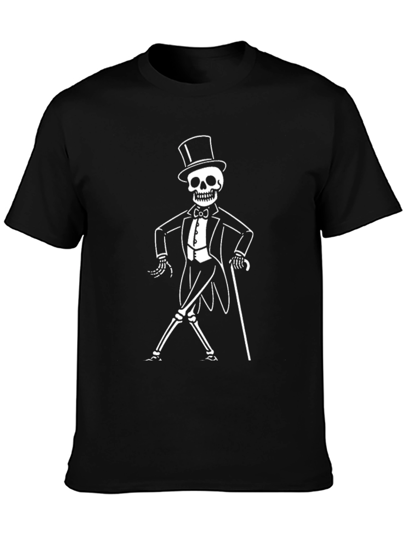 Skeleton Gentleman Black T-Shirt