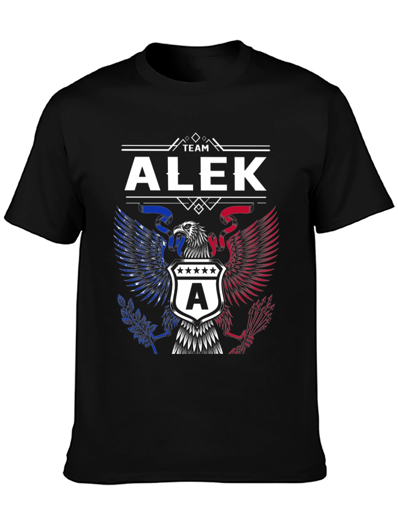Team Alek Eagle Graphic T-Shirt - Patriotic Pride