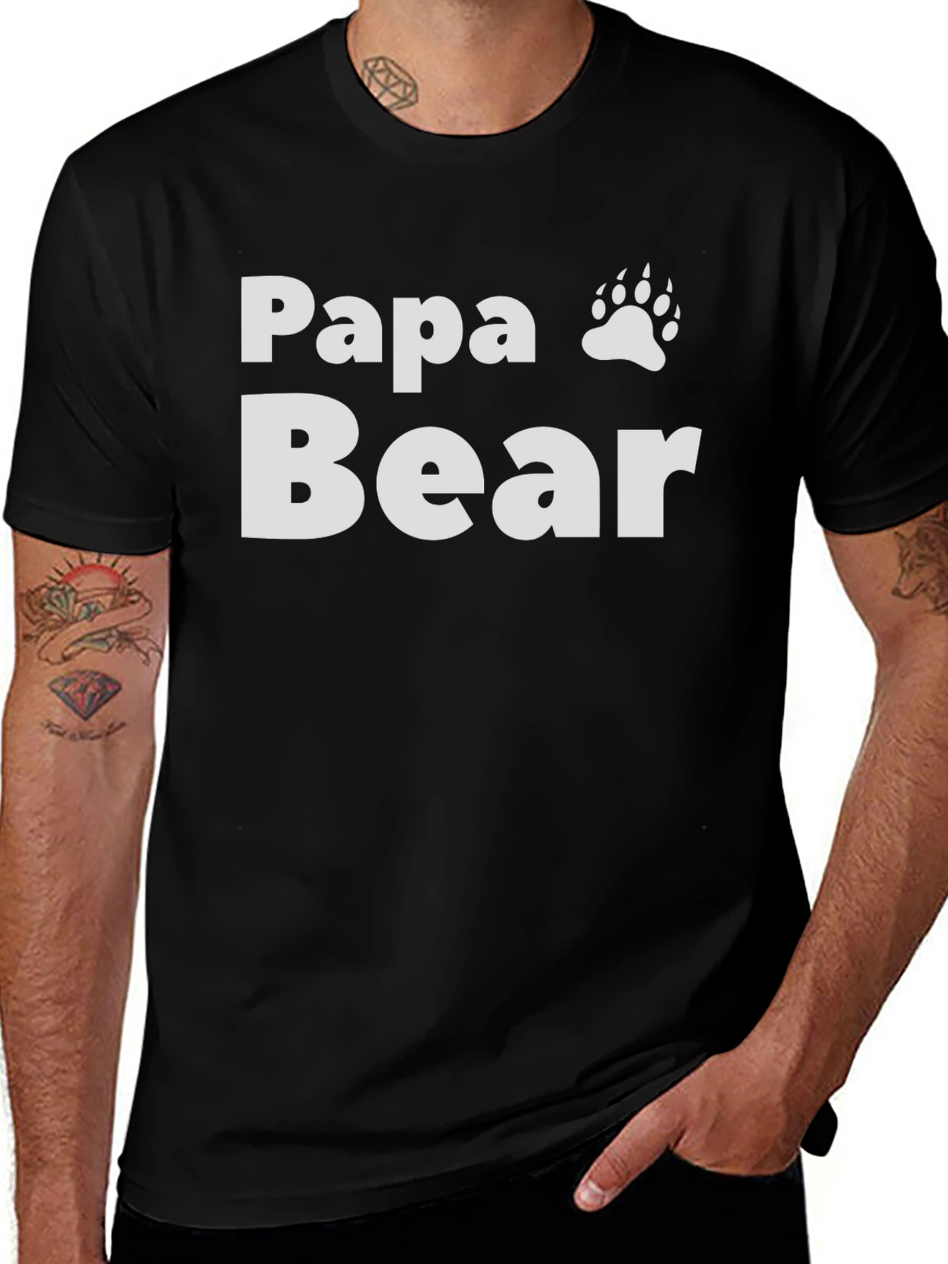Papa Bear T-Shirt - Fathers Day Gift
