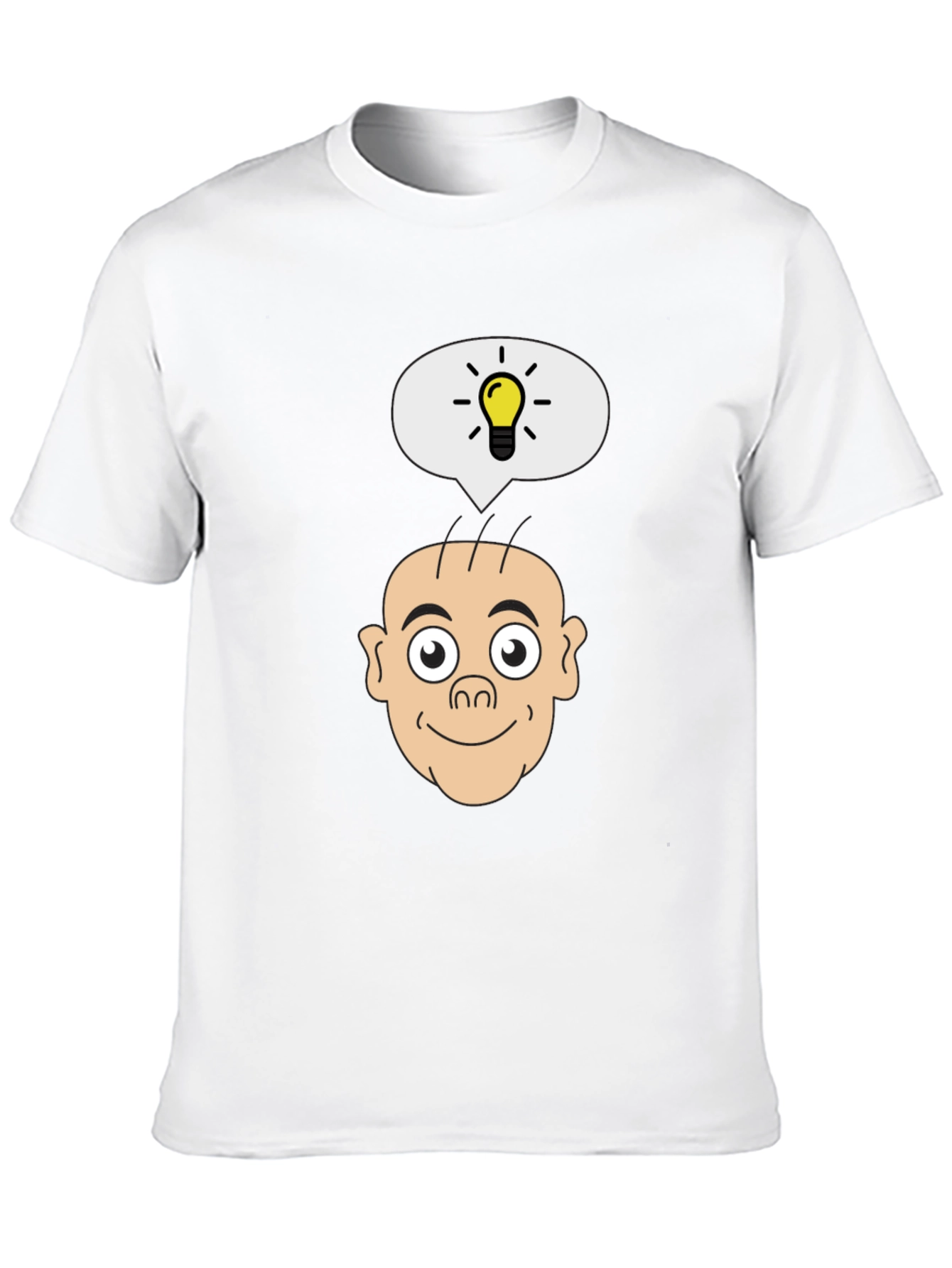 Funny Idea Cartoon Graphic T-Shirt
