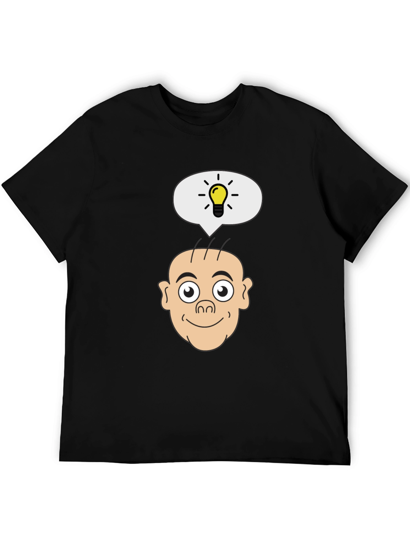 Funny Idea Cartoon Graphic T-Shirt