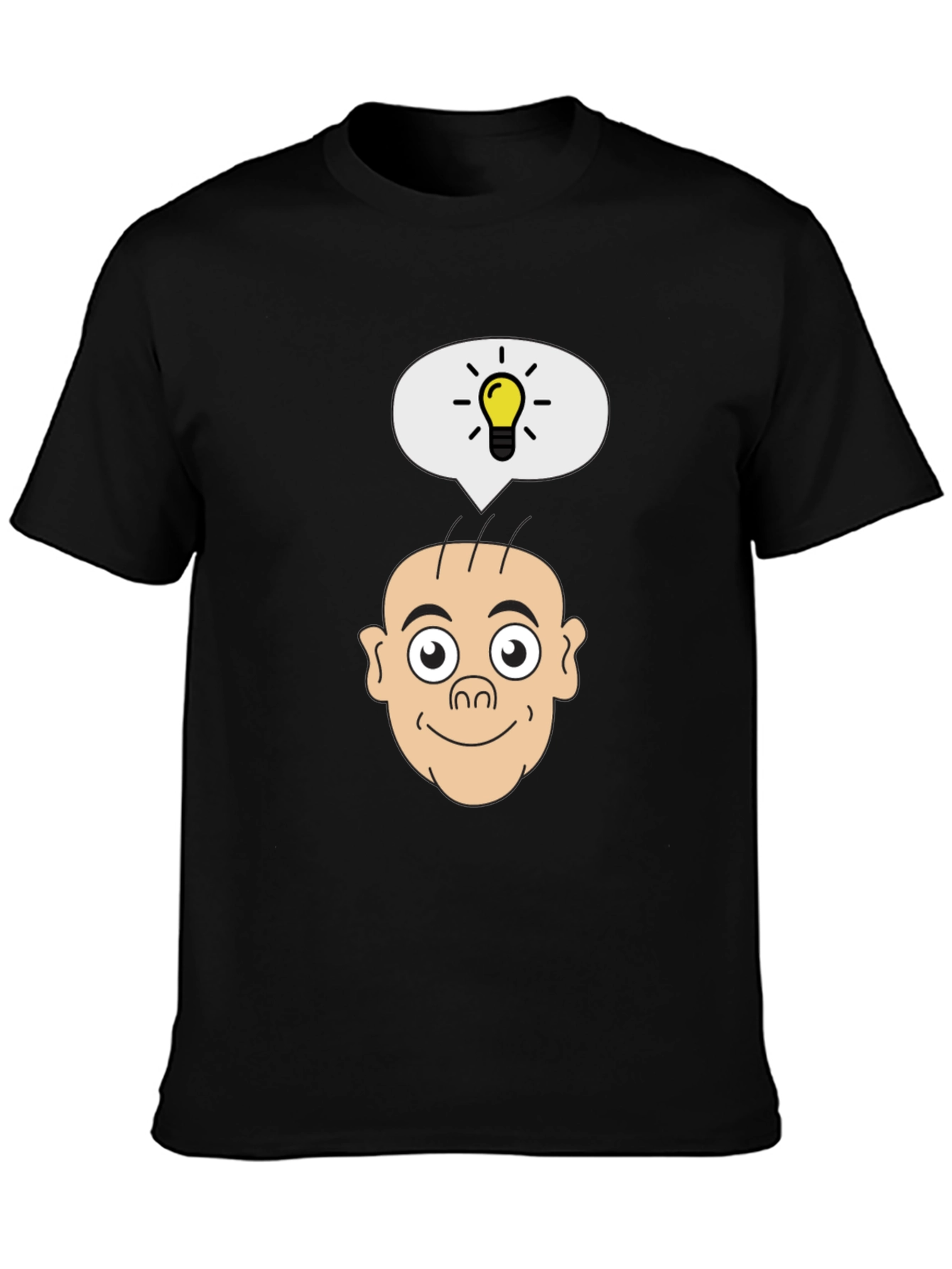 Funny Idea Cartoon Graphic T-Shirt