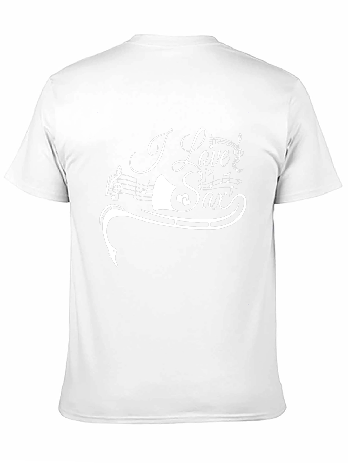 I Love Sax Music T-Shirt - Stylish Unisex Tee