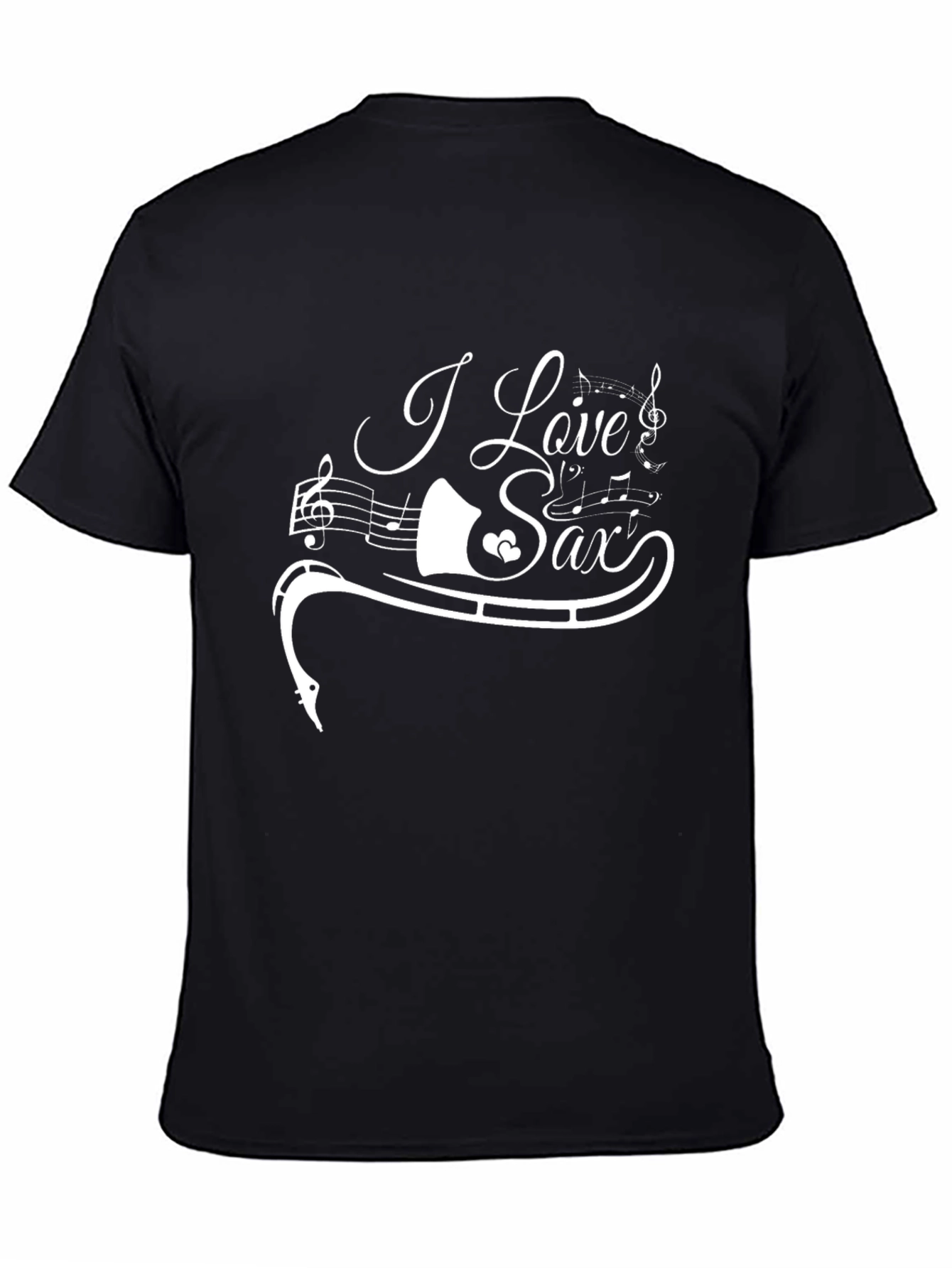I Love Sax Music T-Shirt - Stylish Unisex Tee