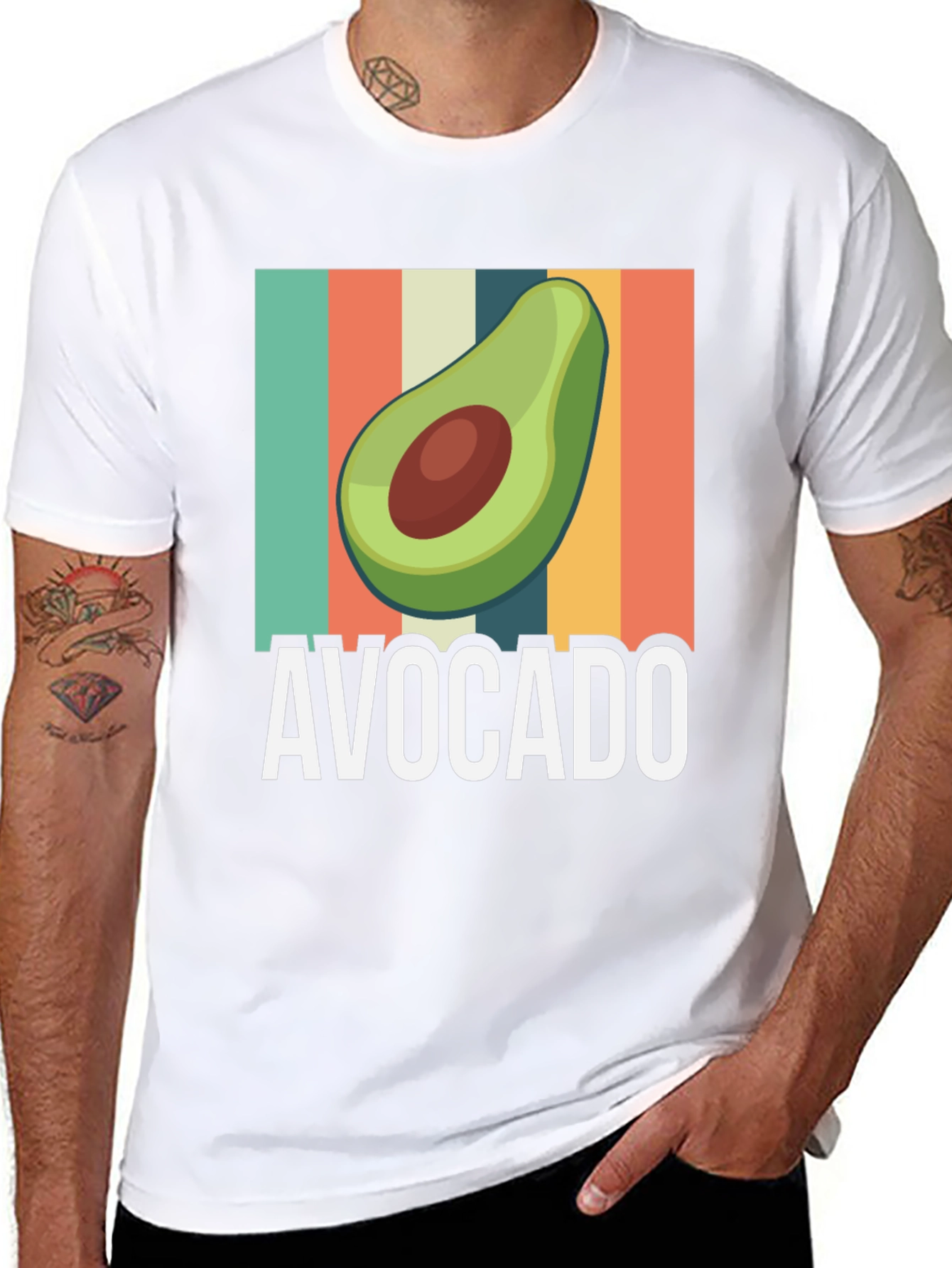 Retro Avocado T-Shirt