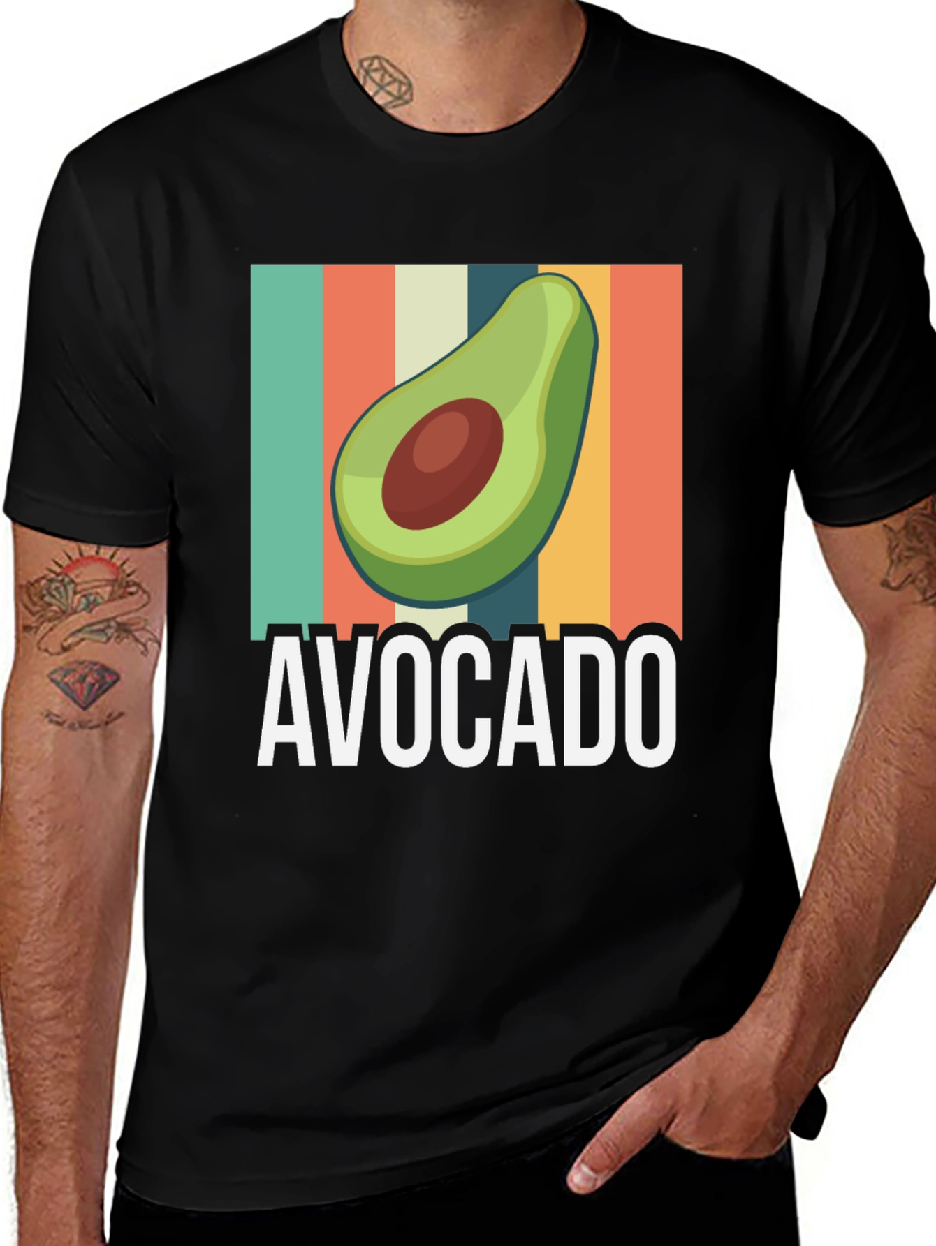 Retro Avocado T-Shirt