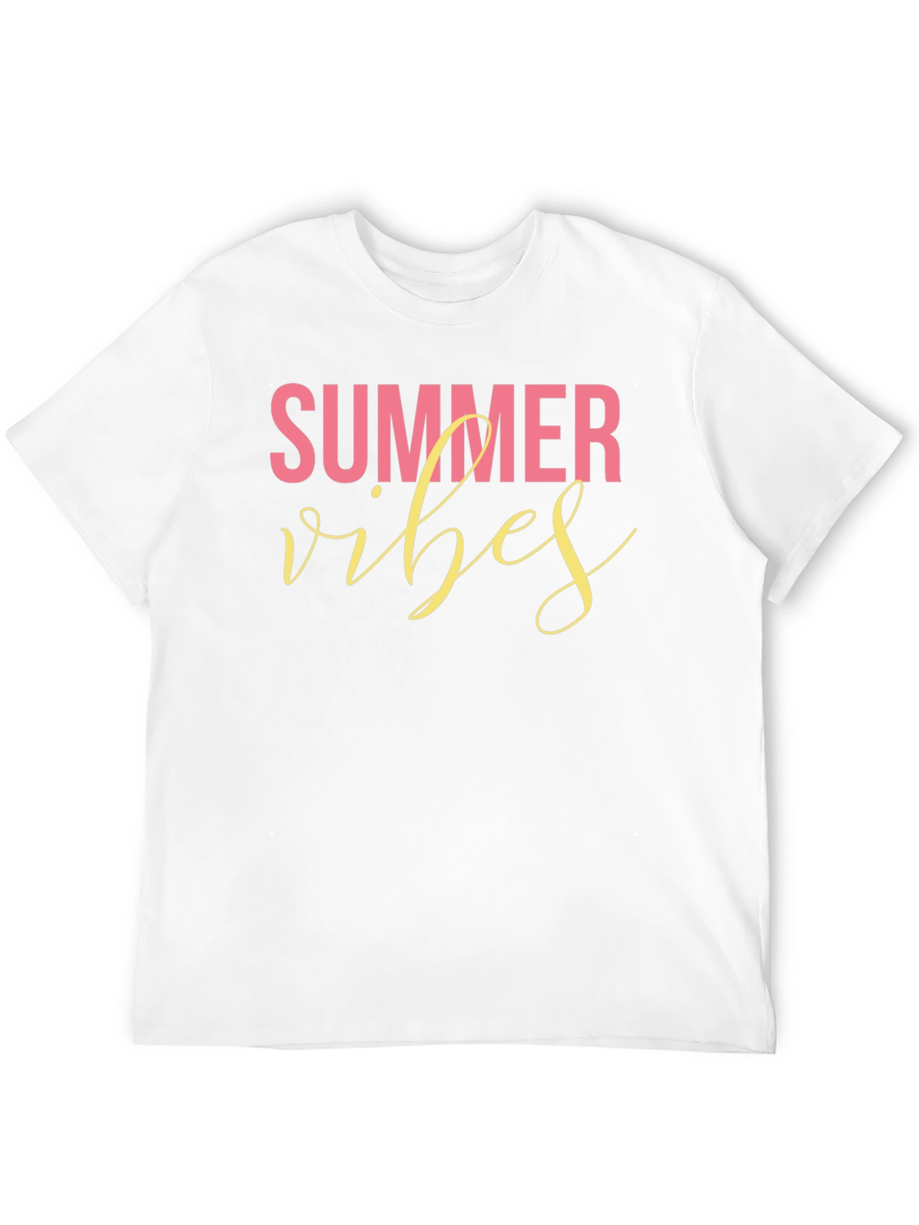Summer Vibes Black Graphic Tee
