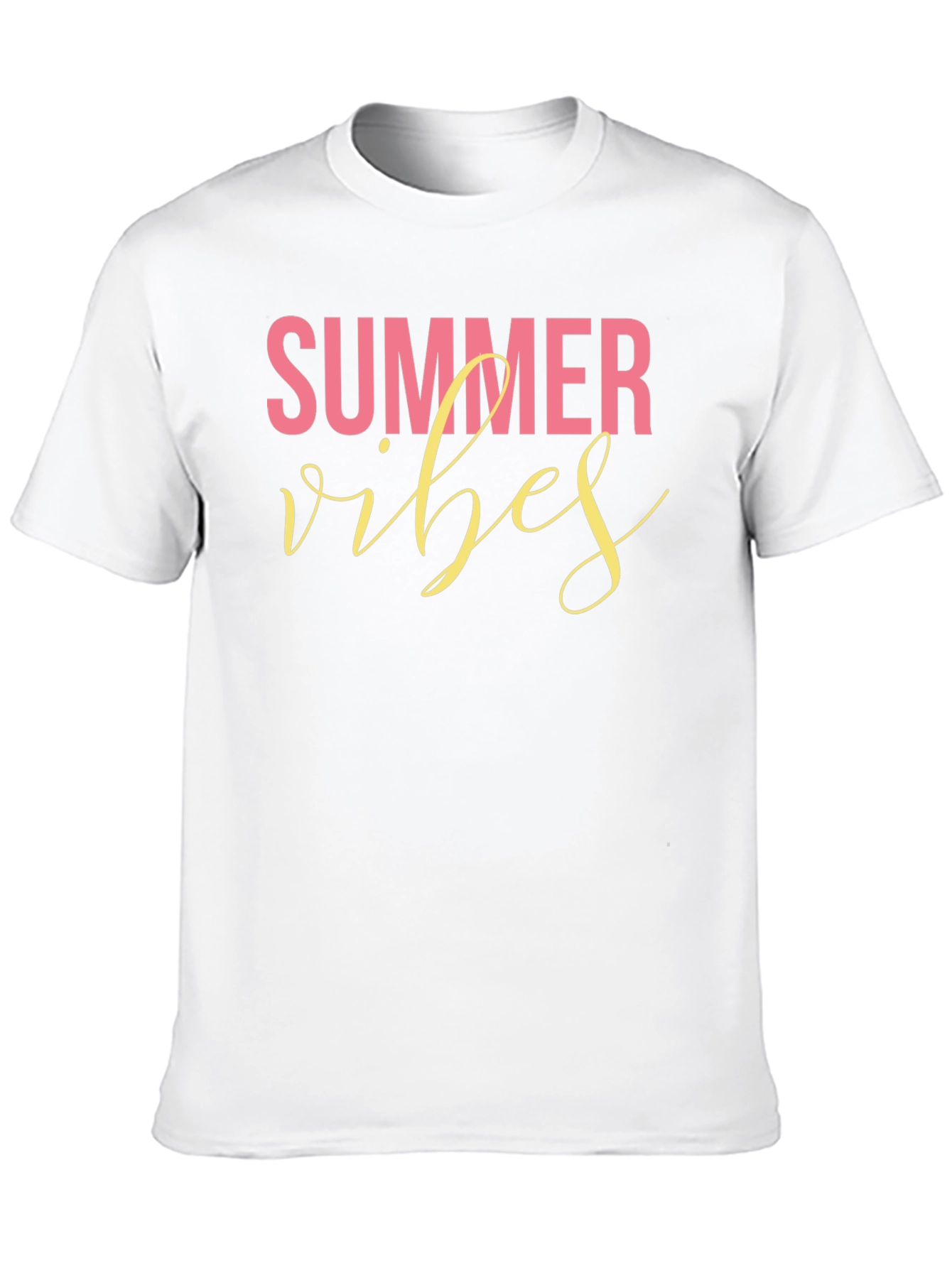 Summer Vibes Black Graphic Tee