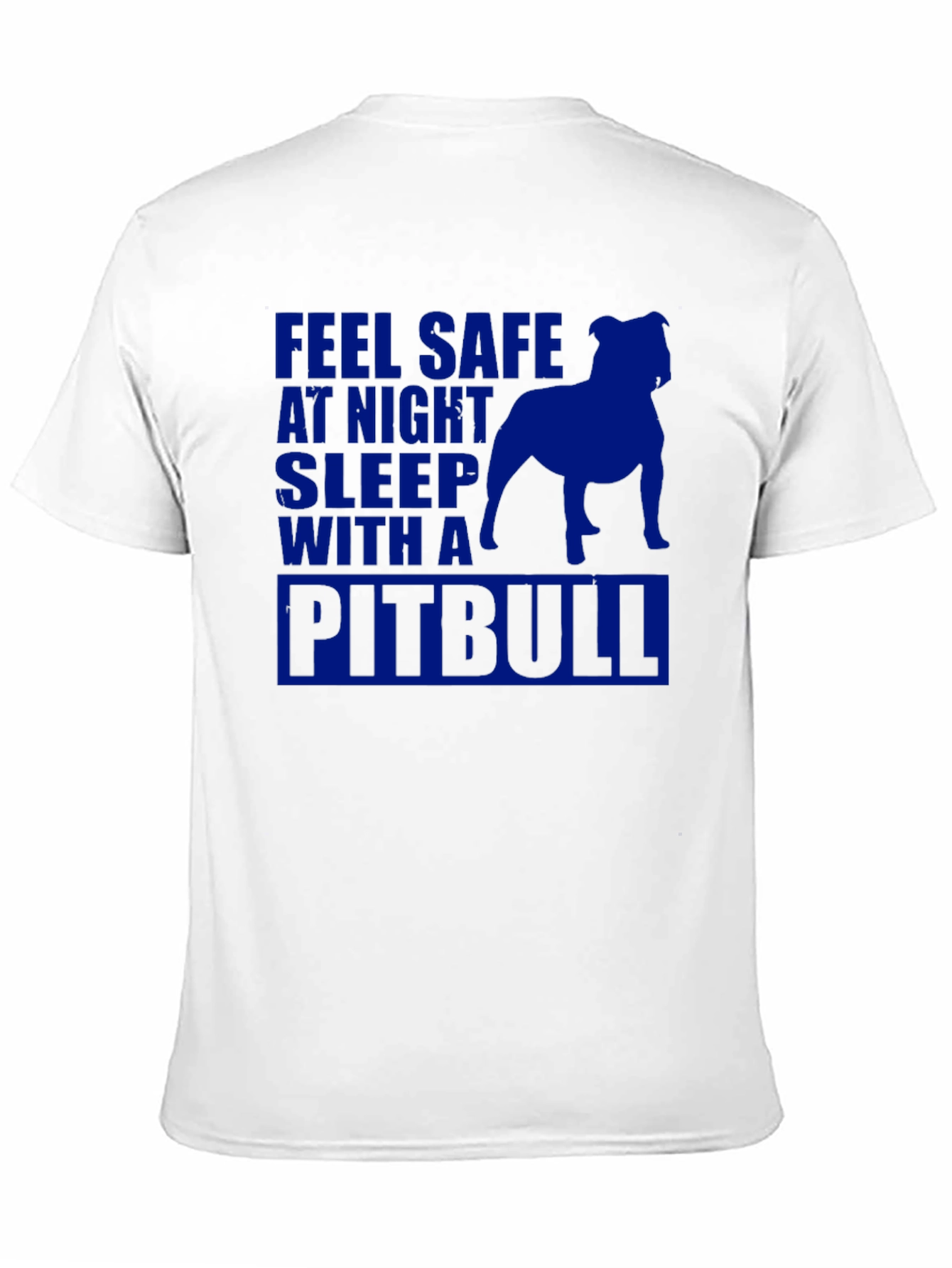 Feel Safe Sleep With Pitbull Graphic Tee