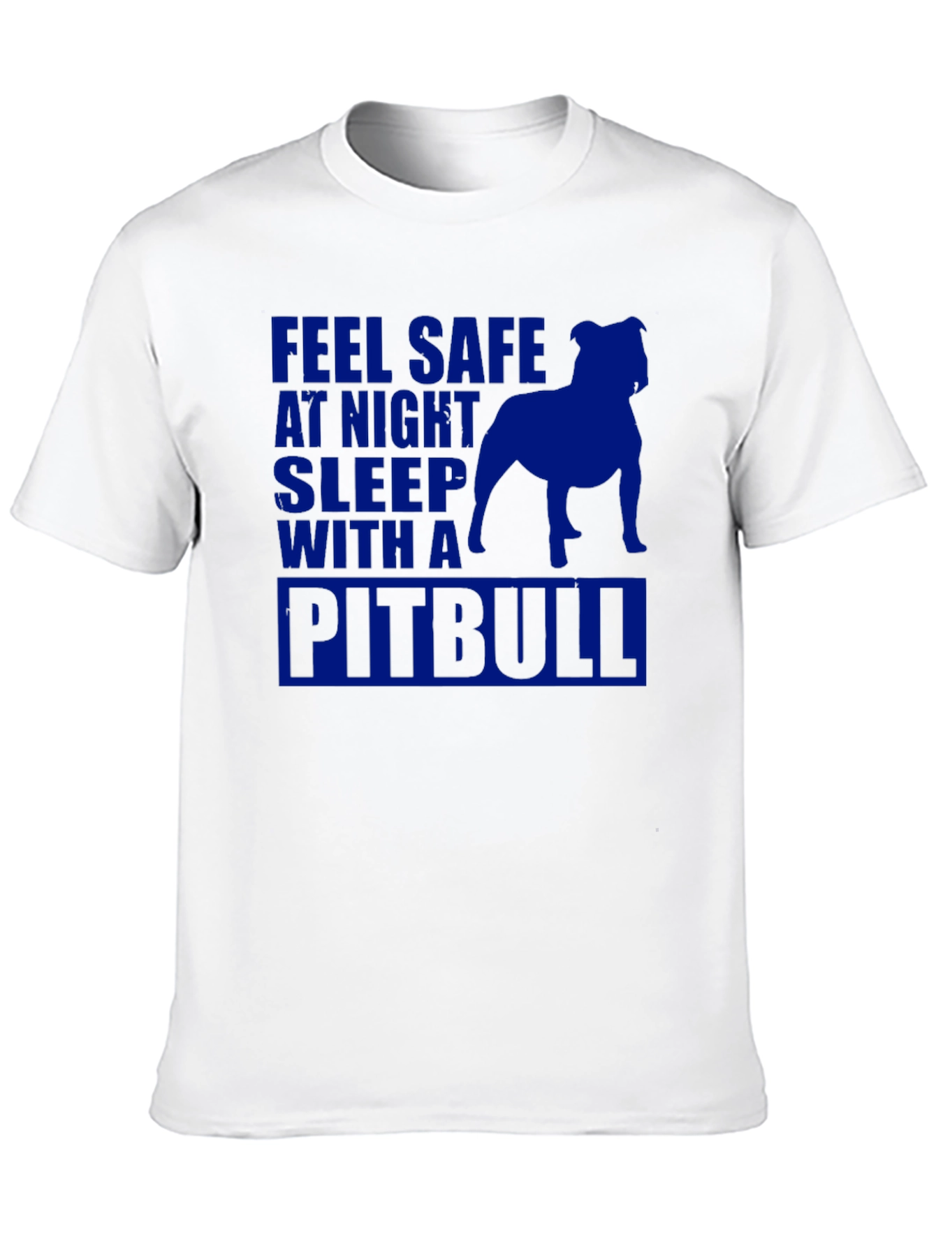 Feel Safe Sleep With Pitbull Graphic Tee