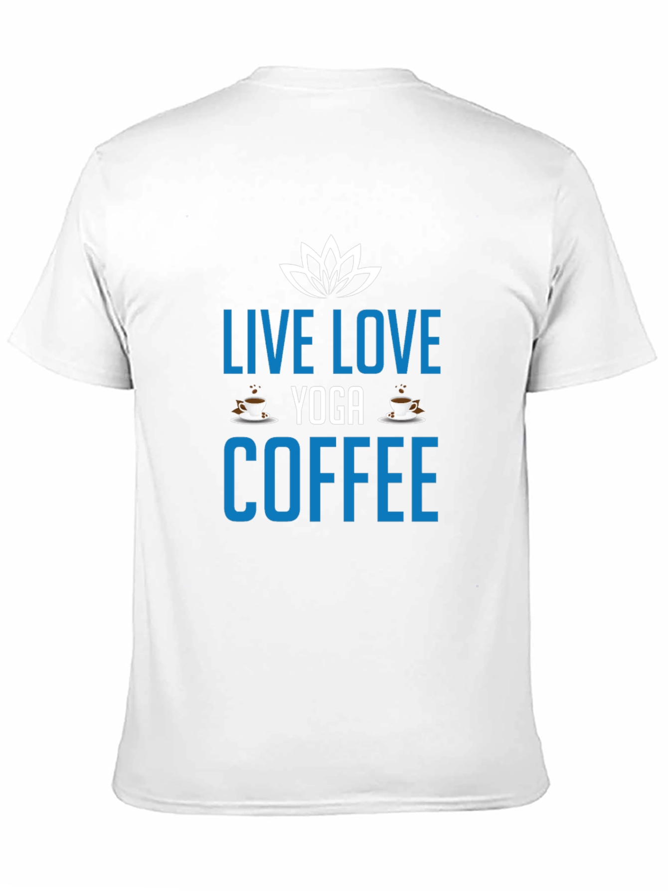 Live Love Yoga Coffee Black Graphic Tee