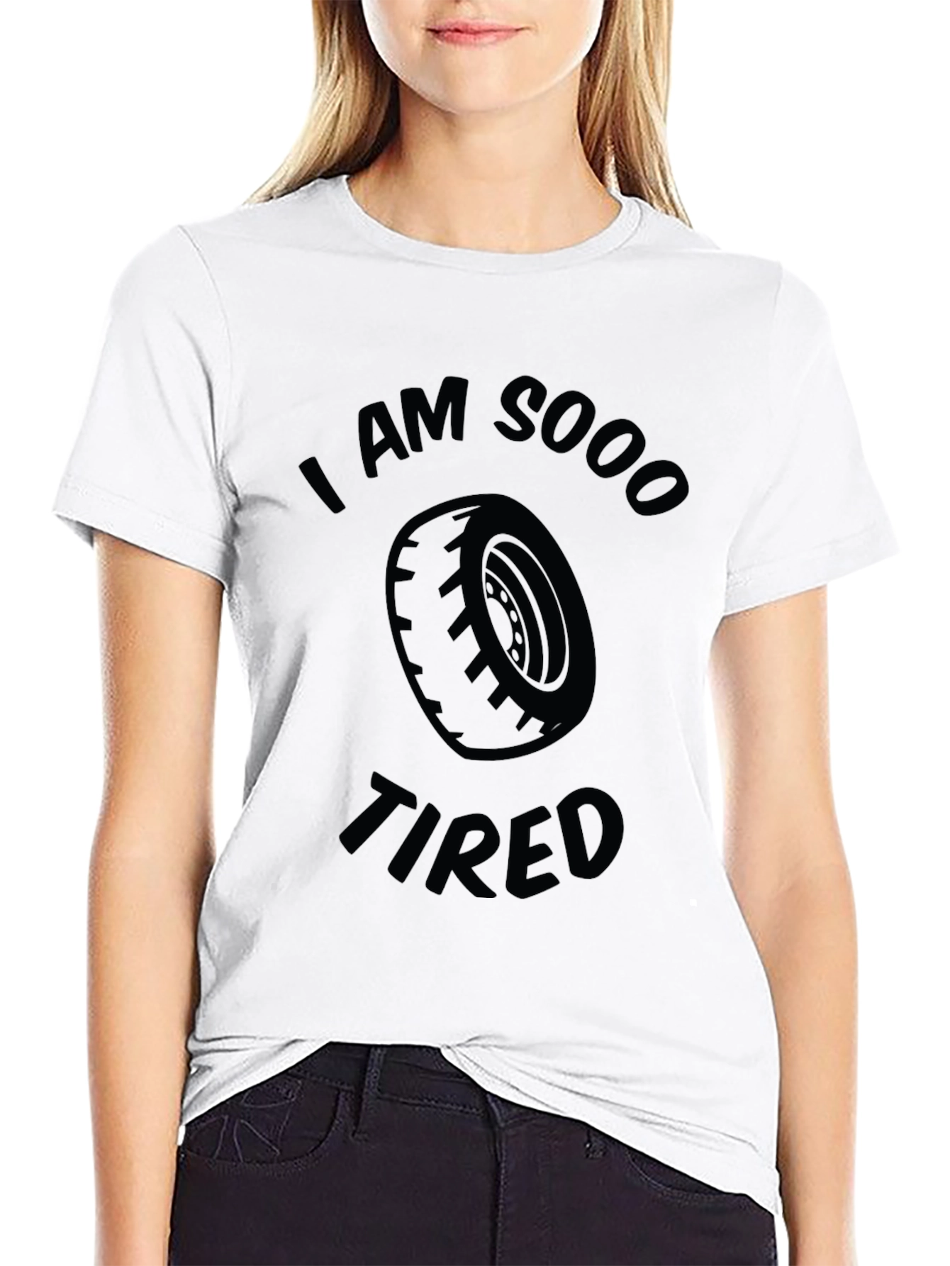 I AM SOOO TIRED Graphic Novelty T-Shirt