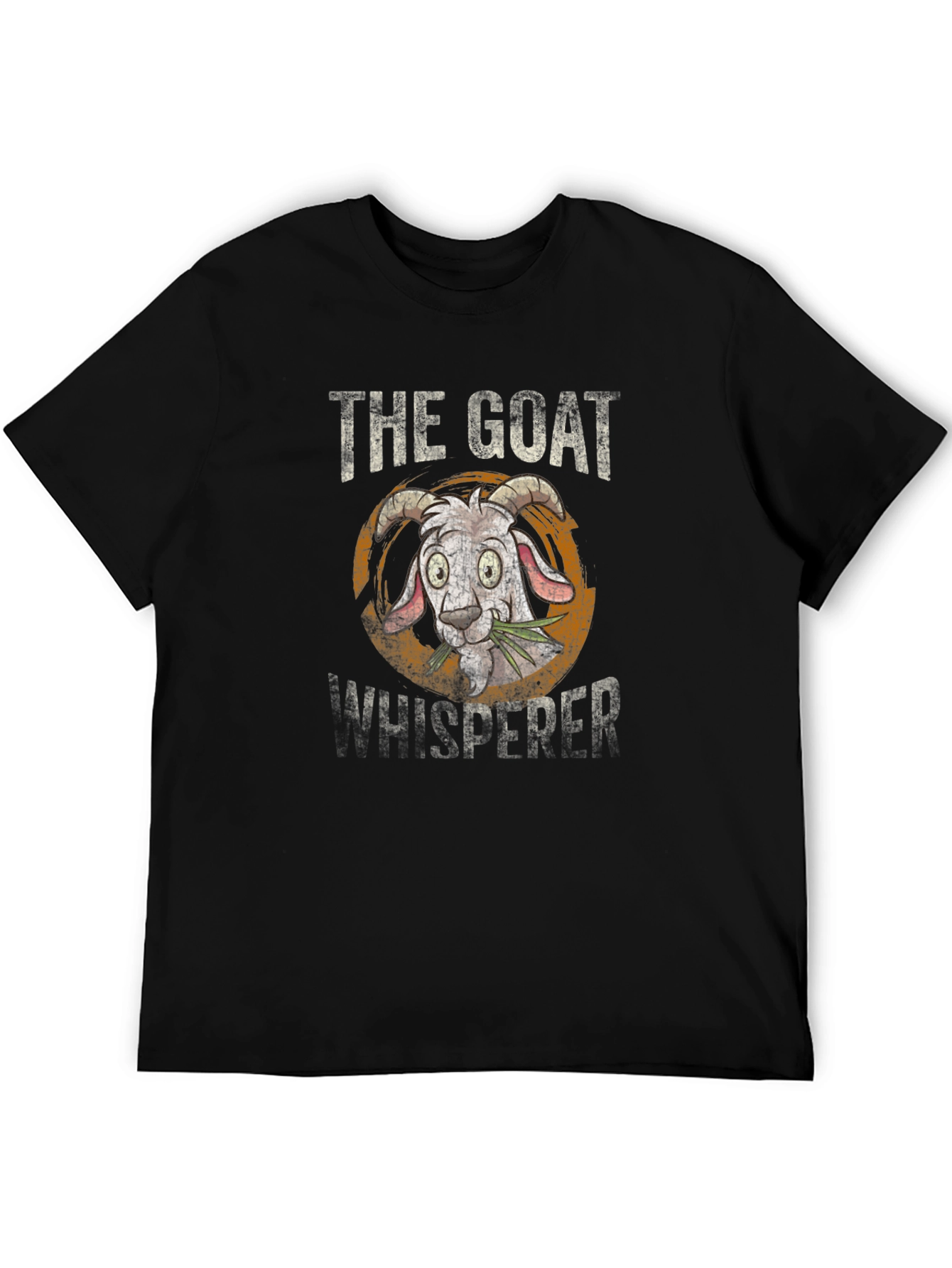 The Goat Whisperer Black Graphic Tee Shirt