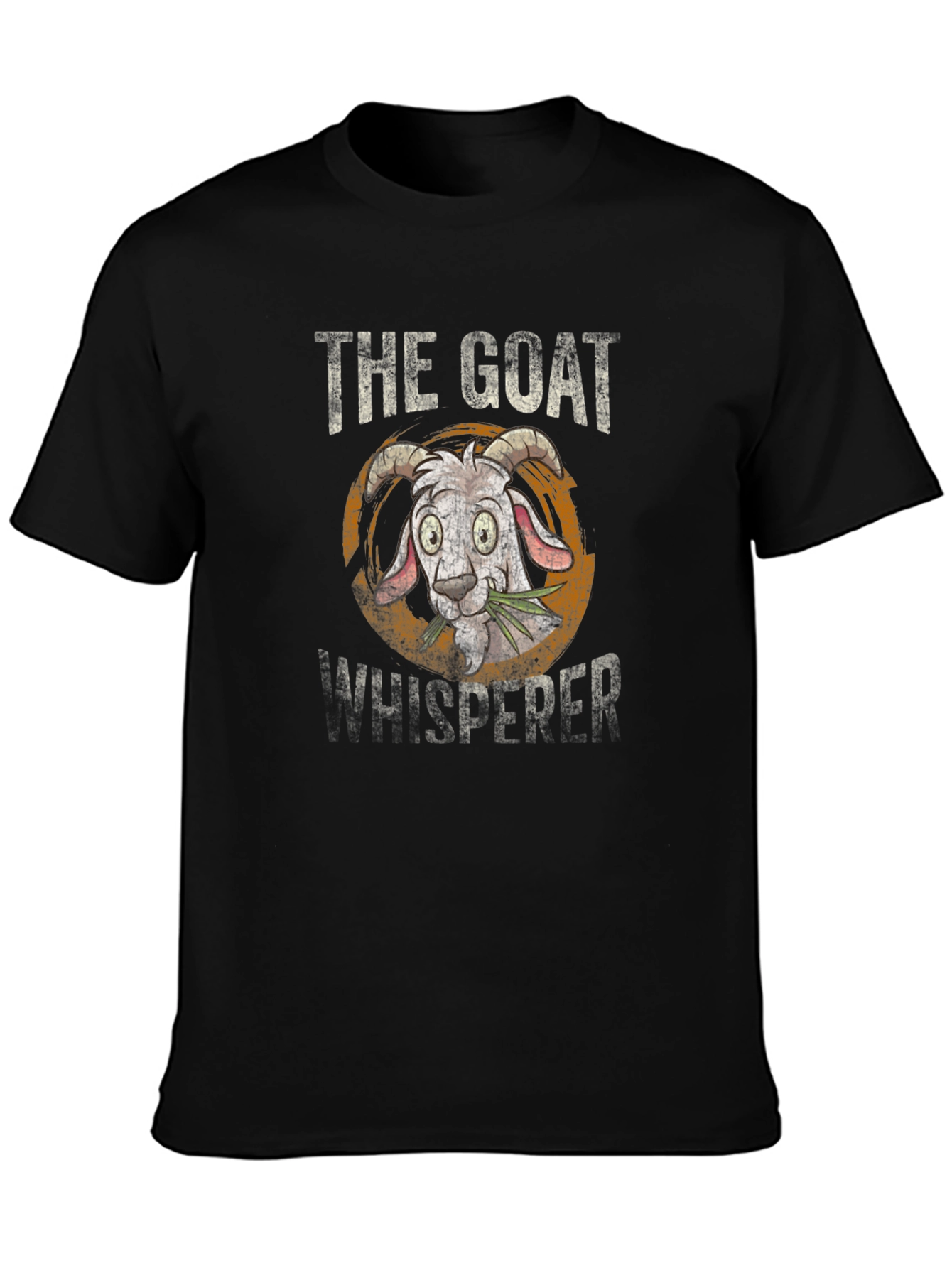 The Goat Whisperer Black Graphic Tee Shirt
