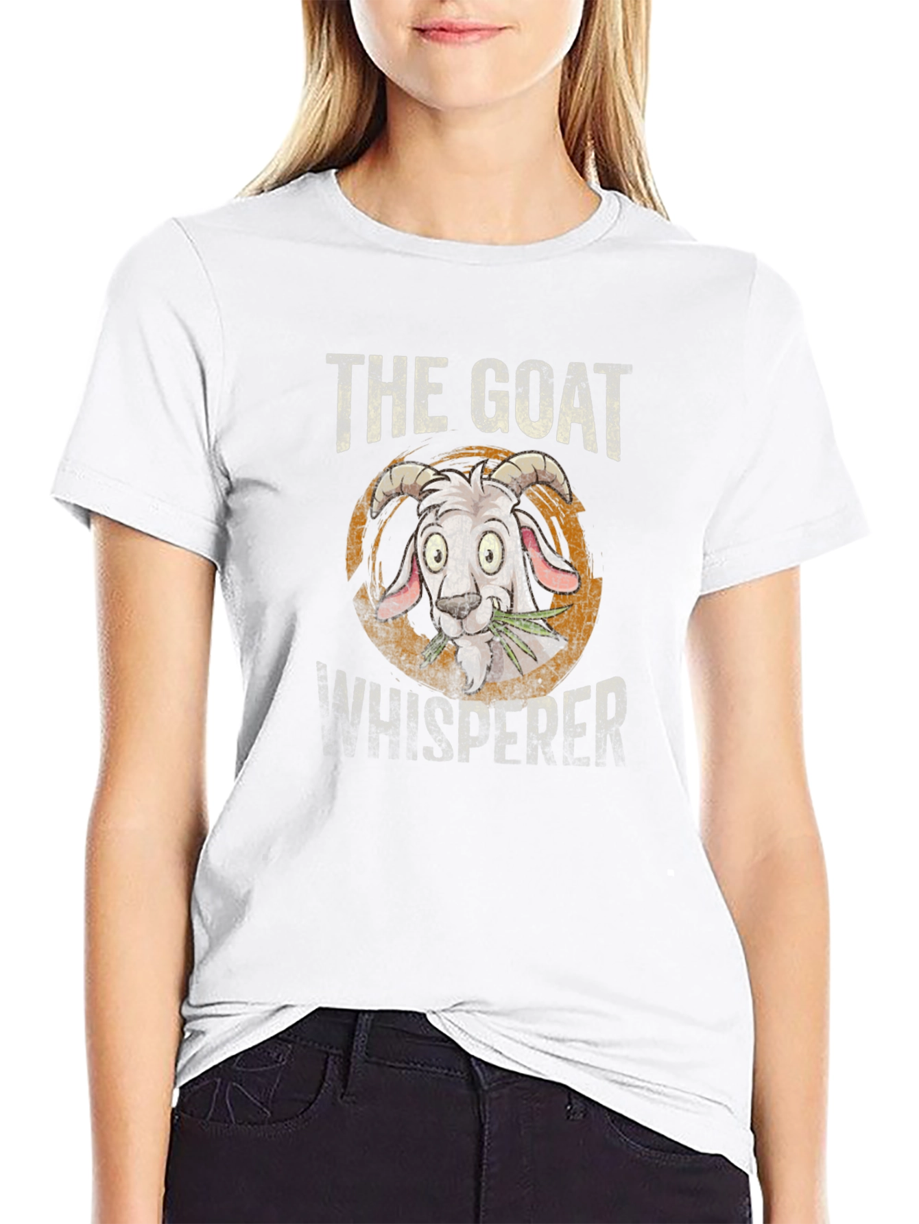The Goat Whisperer Black Graphic Tee Shirt