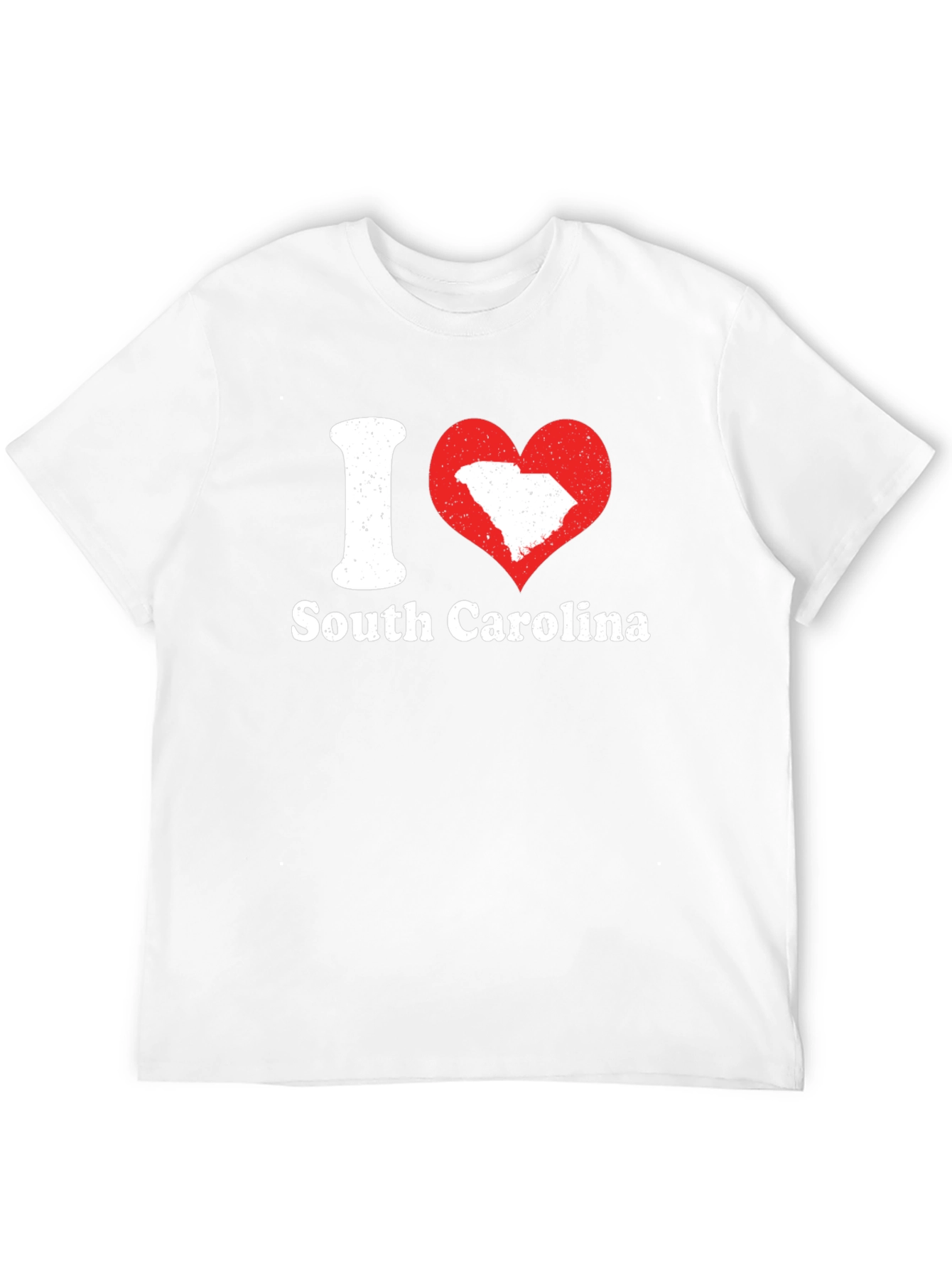 I Love South Carolina T-Shirt - Black