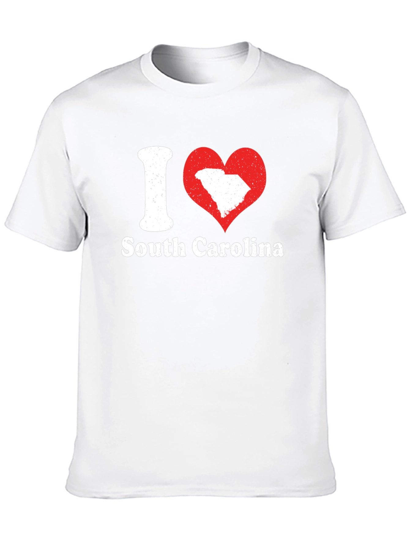 I Love South Carolina T-Shirt - Black