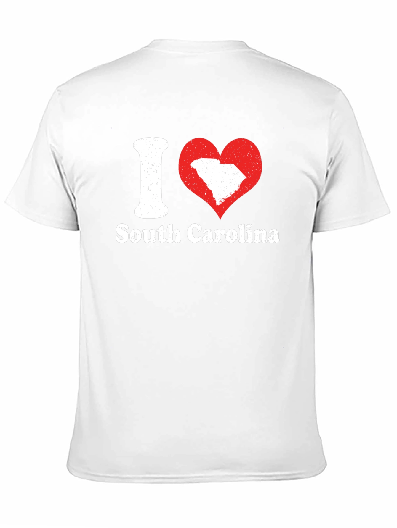 I Love South Carolina T-Shirt - Black