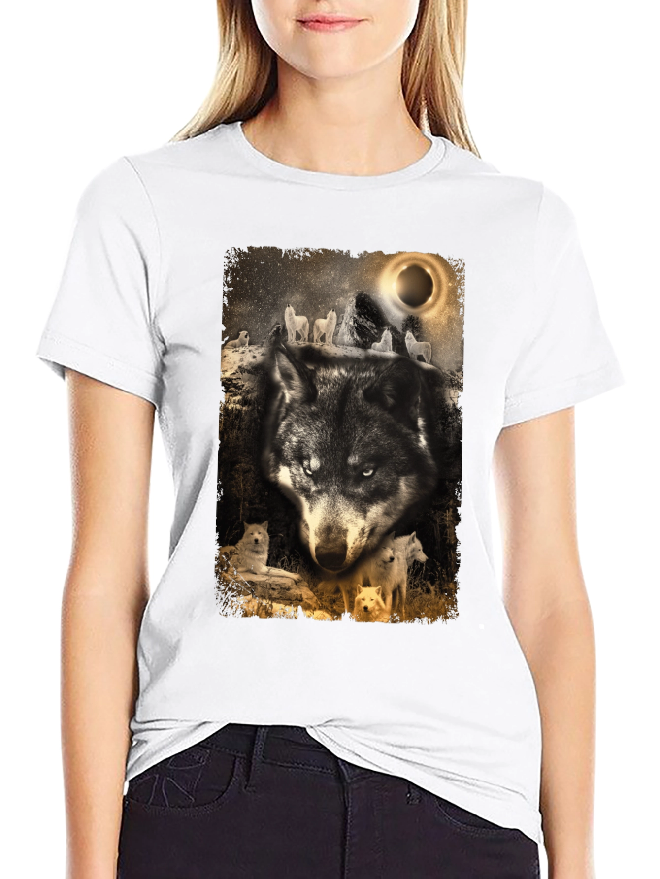 Wolf Pack Graphic Tee - Eclipse Design