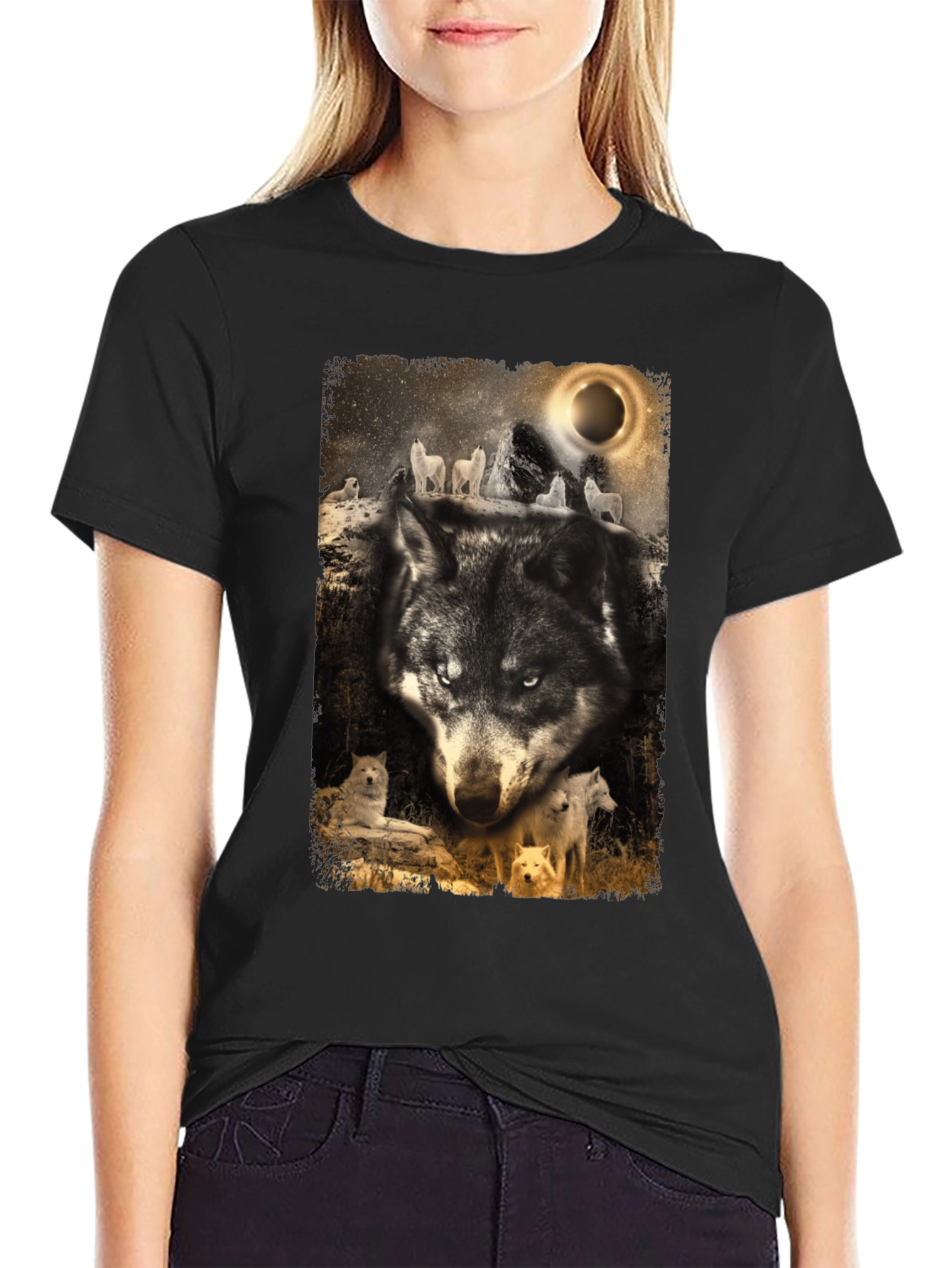 Wolf Pack Graphic Tee - Eclipse Design