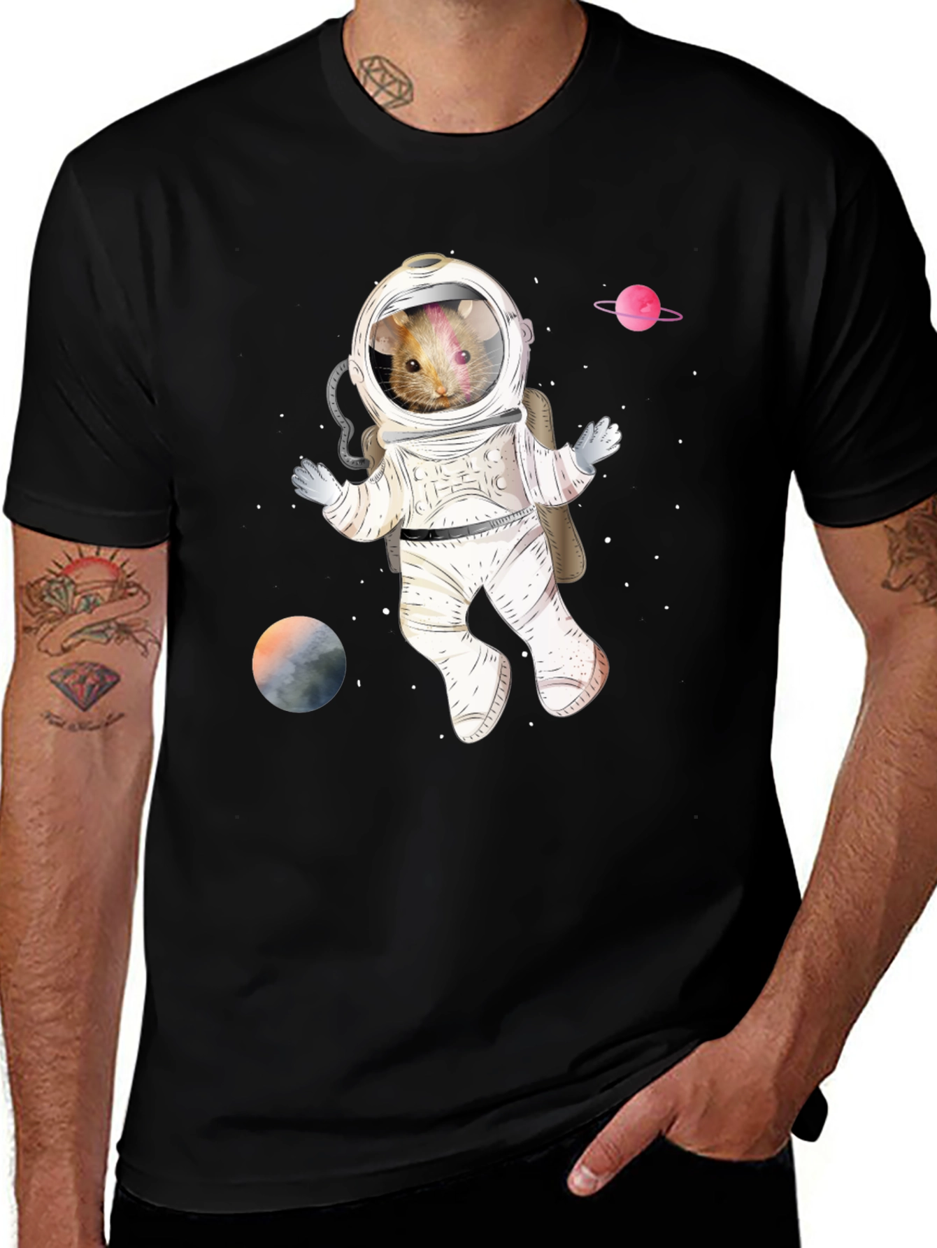 Hamster Astronaut T-Shirt