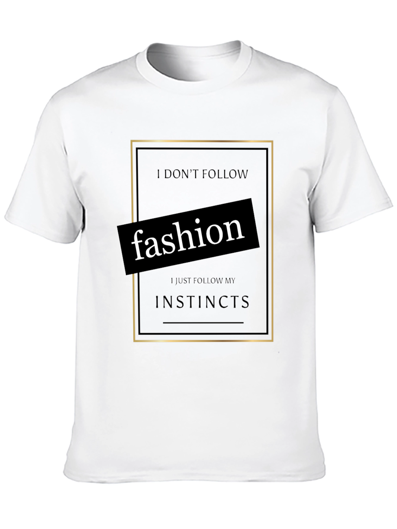 Fashion Rebel Graphic Tee - Black
