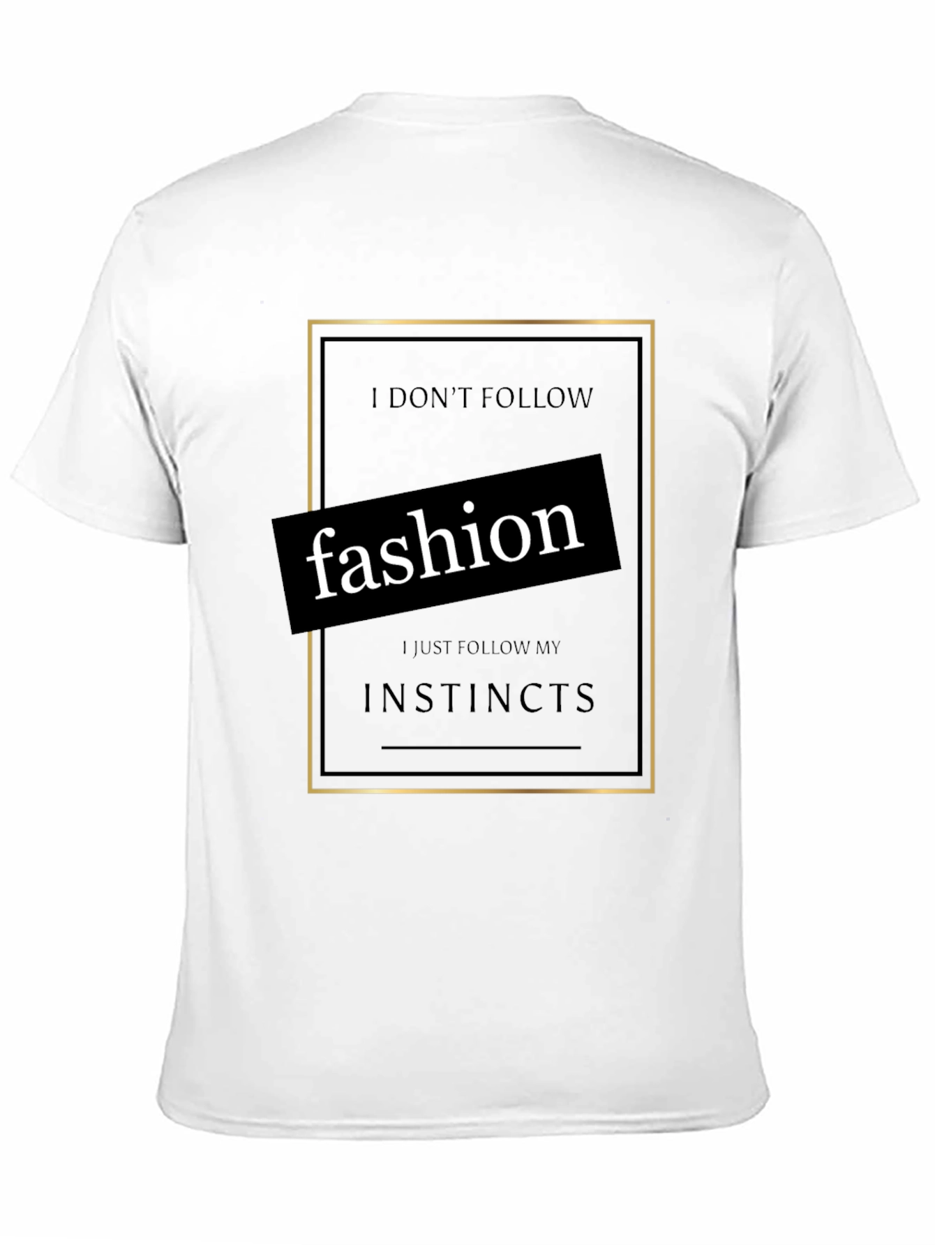 Fashion Rebel Graphic Tee - Black
