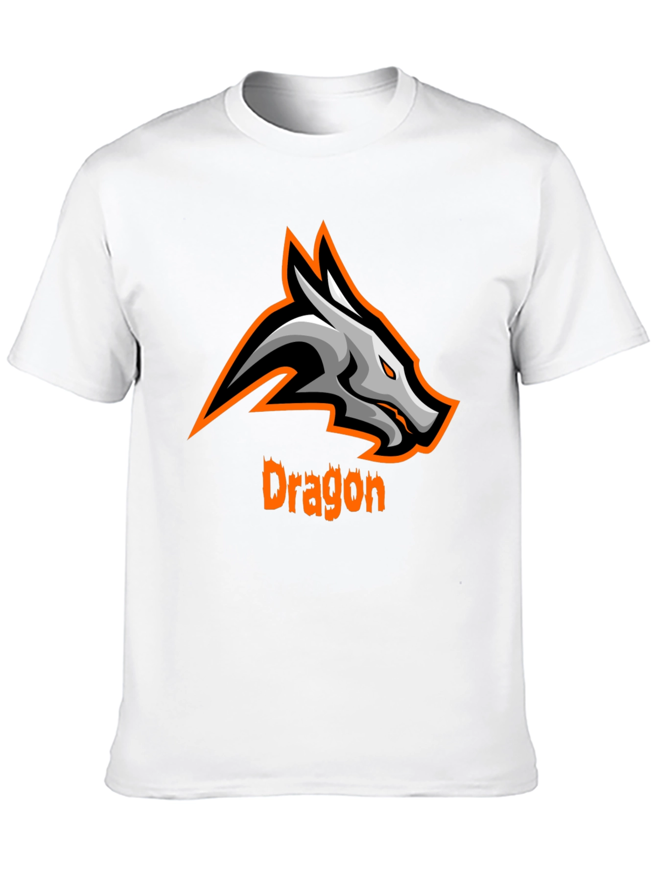 Dragon Graphic Tee - Black Casual T-Shirt
