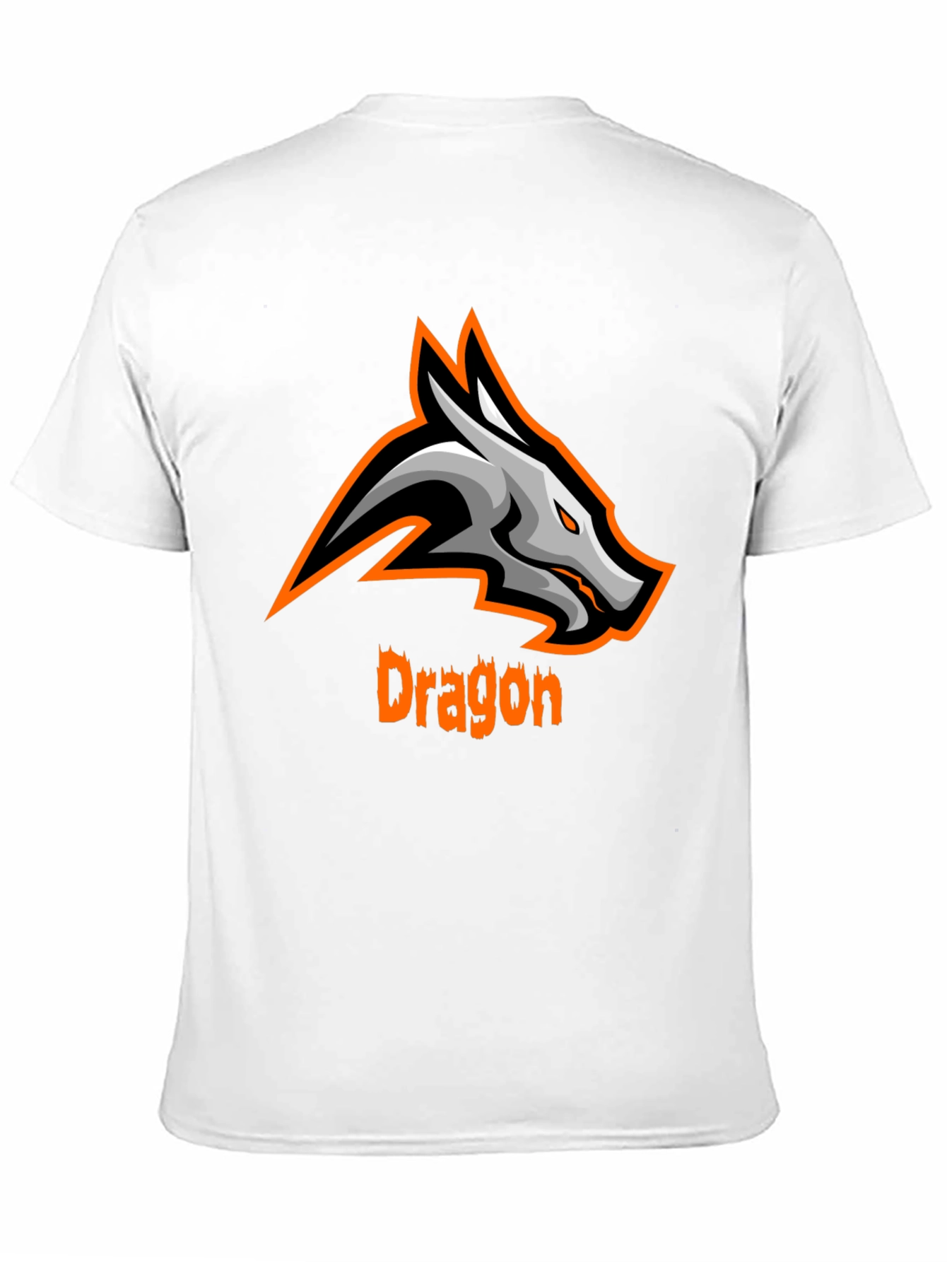 Dragon Graphic Tee - Black Casual T-Shirt