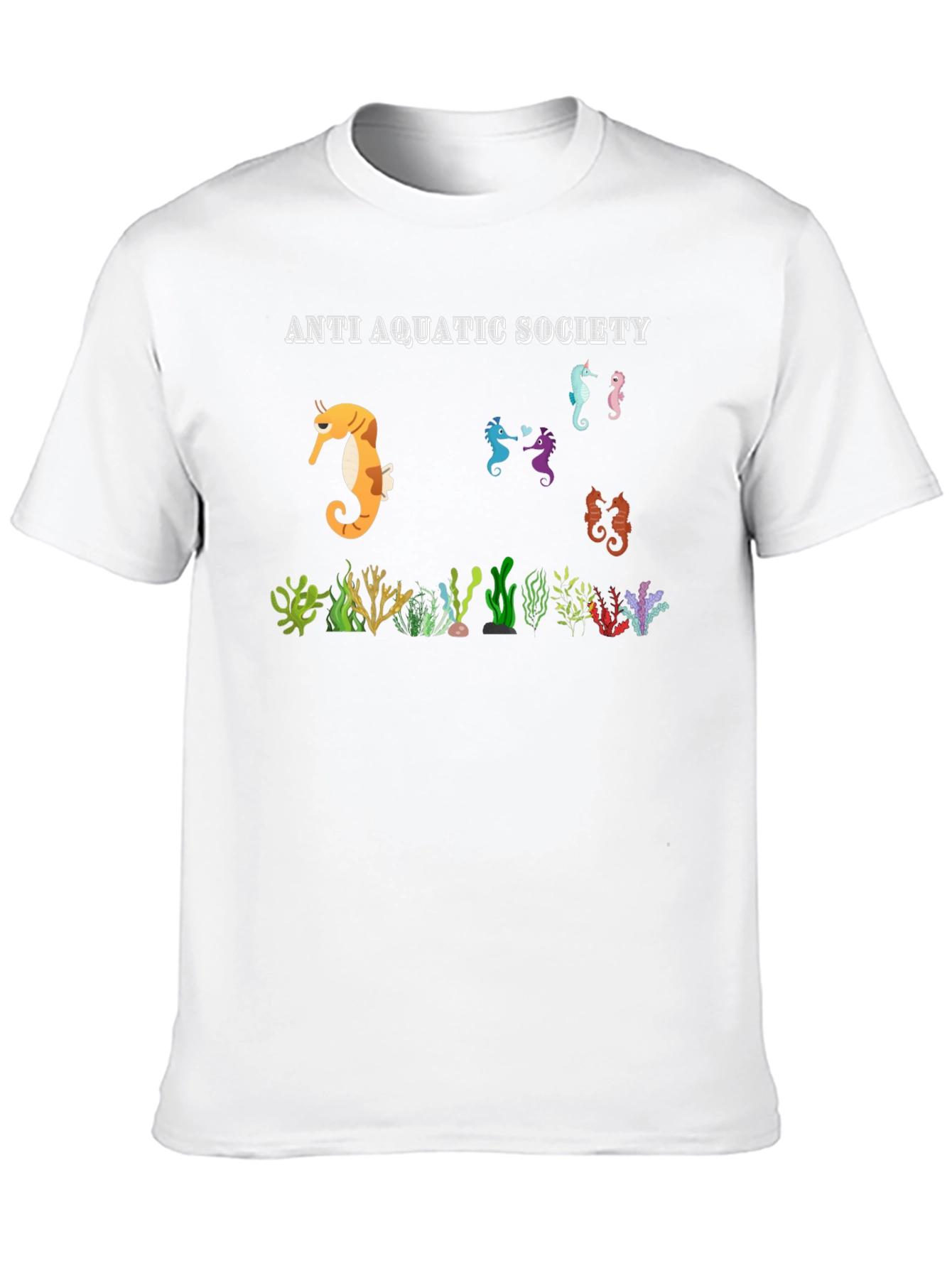 Anti Aquatic Society Seahorse T-Shirt