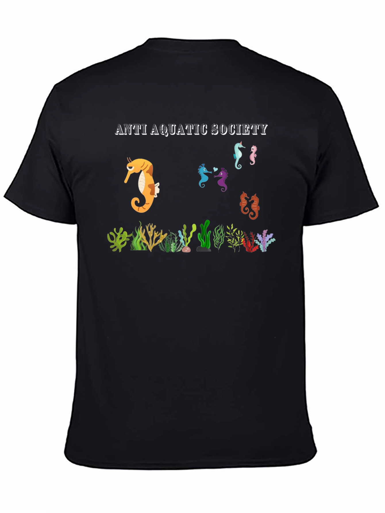 Anti Aquatic Society Seahorse T-Shirt