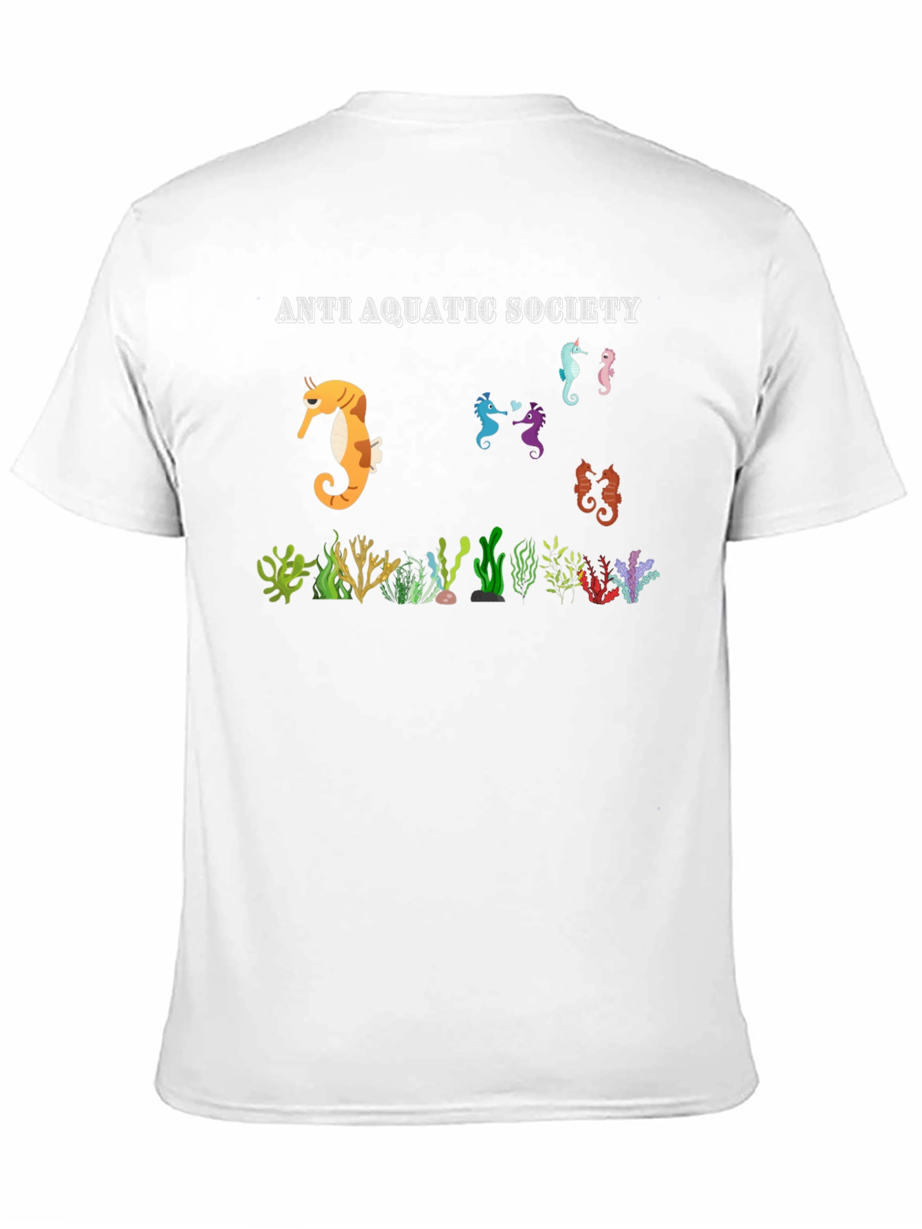Anti Aquatic Society Seahorse T-Shirt