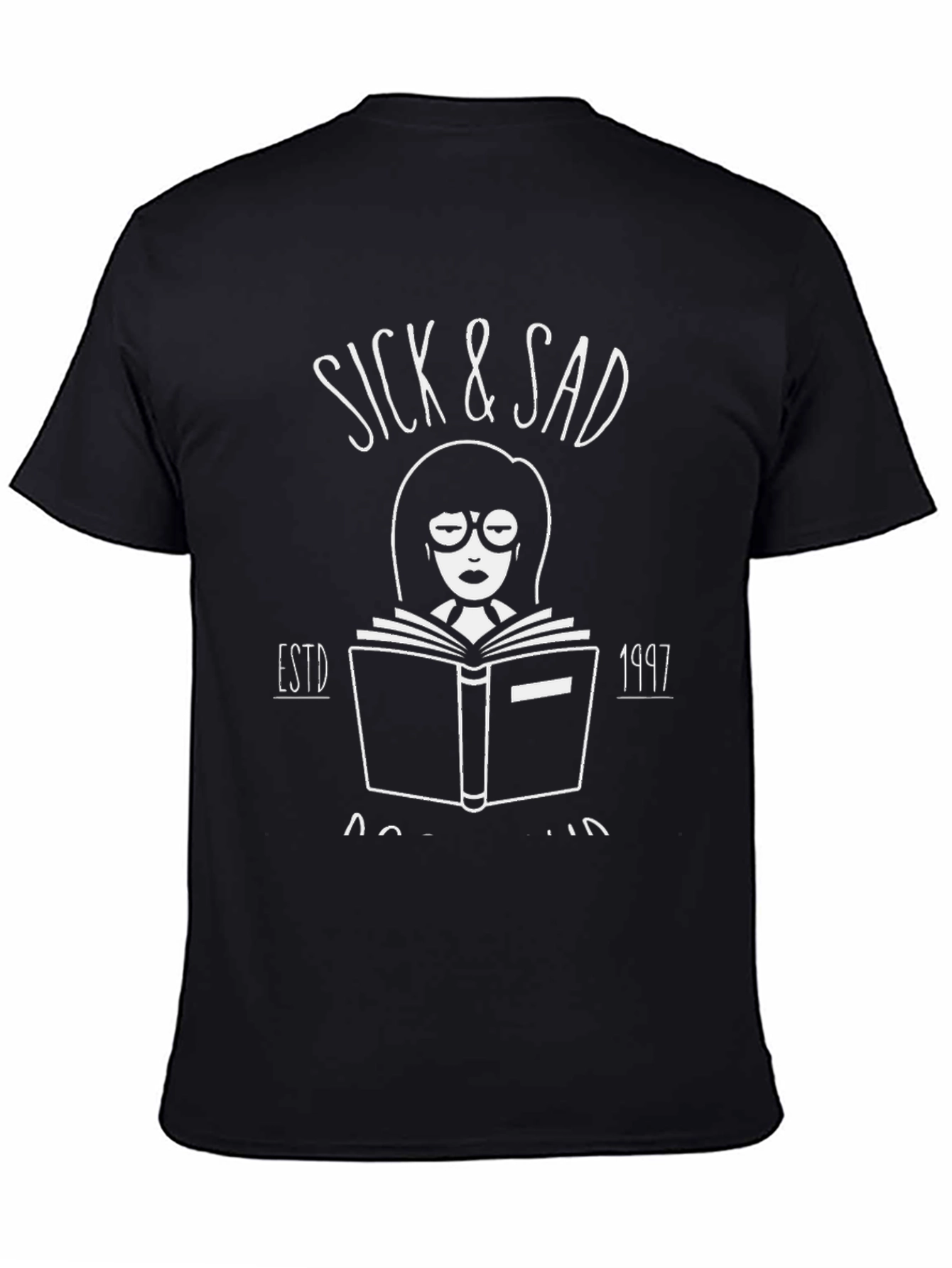 Sick & Sad Daria Est. 1997 Black T-Shirt