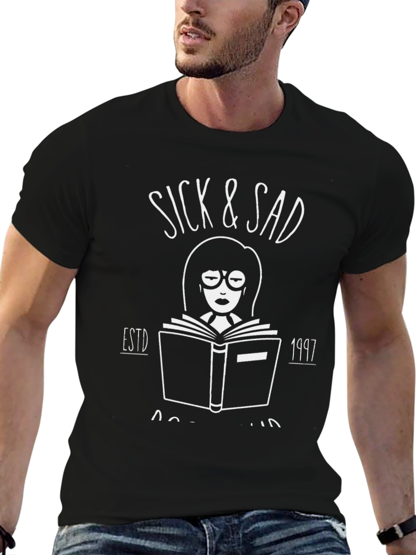 Sick & Sad Daria Est. 1997 Black T-Shirt