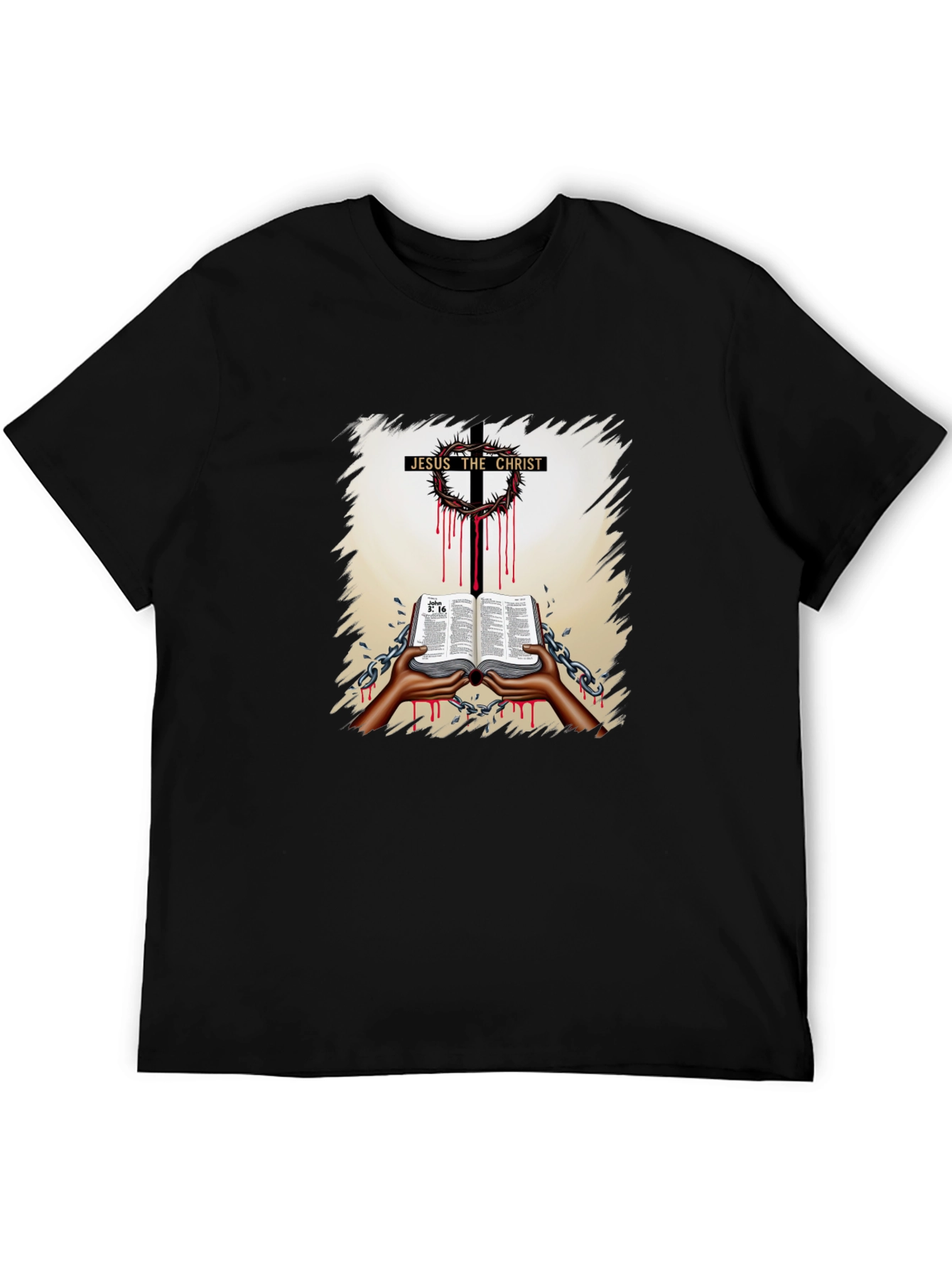 Jesus Christ Cross Graphic T-Shirt