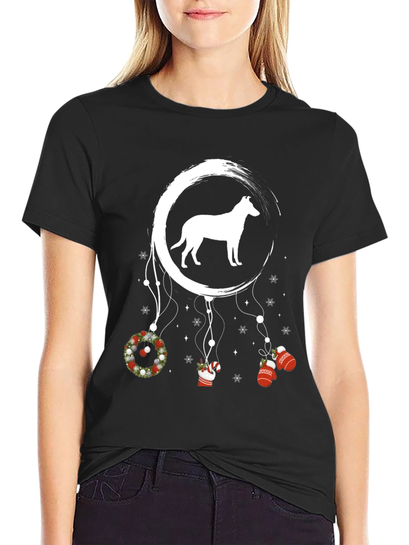 Dog Dream Catcher Christmas T-Shirt