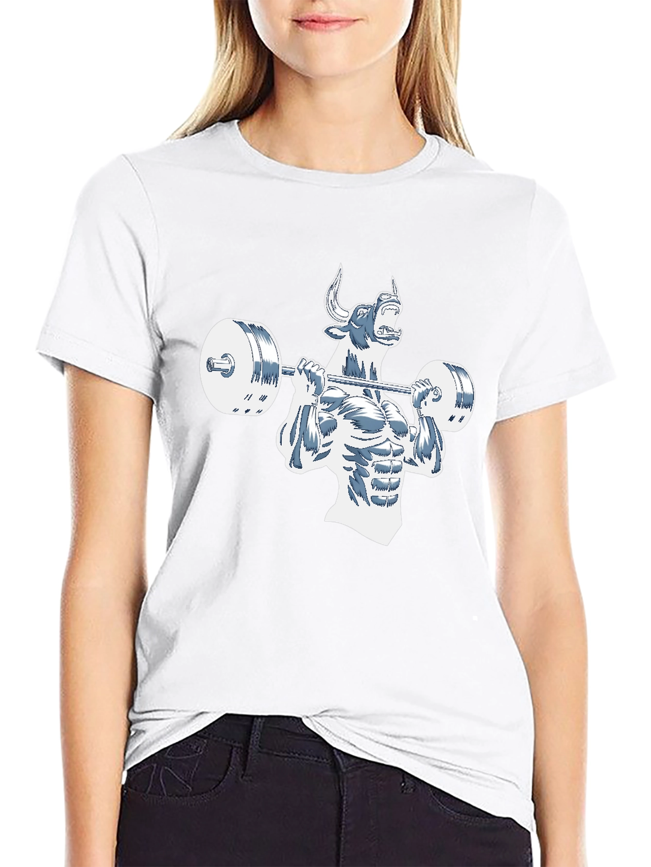 Gym Bull Black T-Shirt - Power Lifting