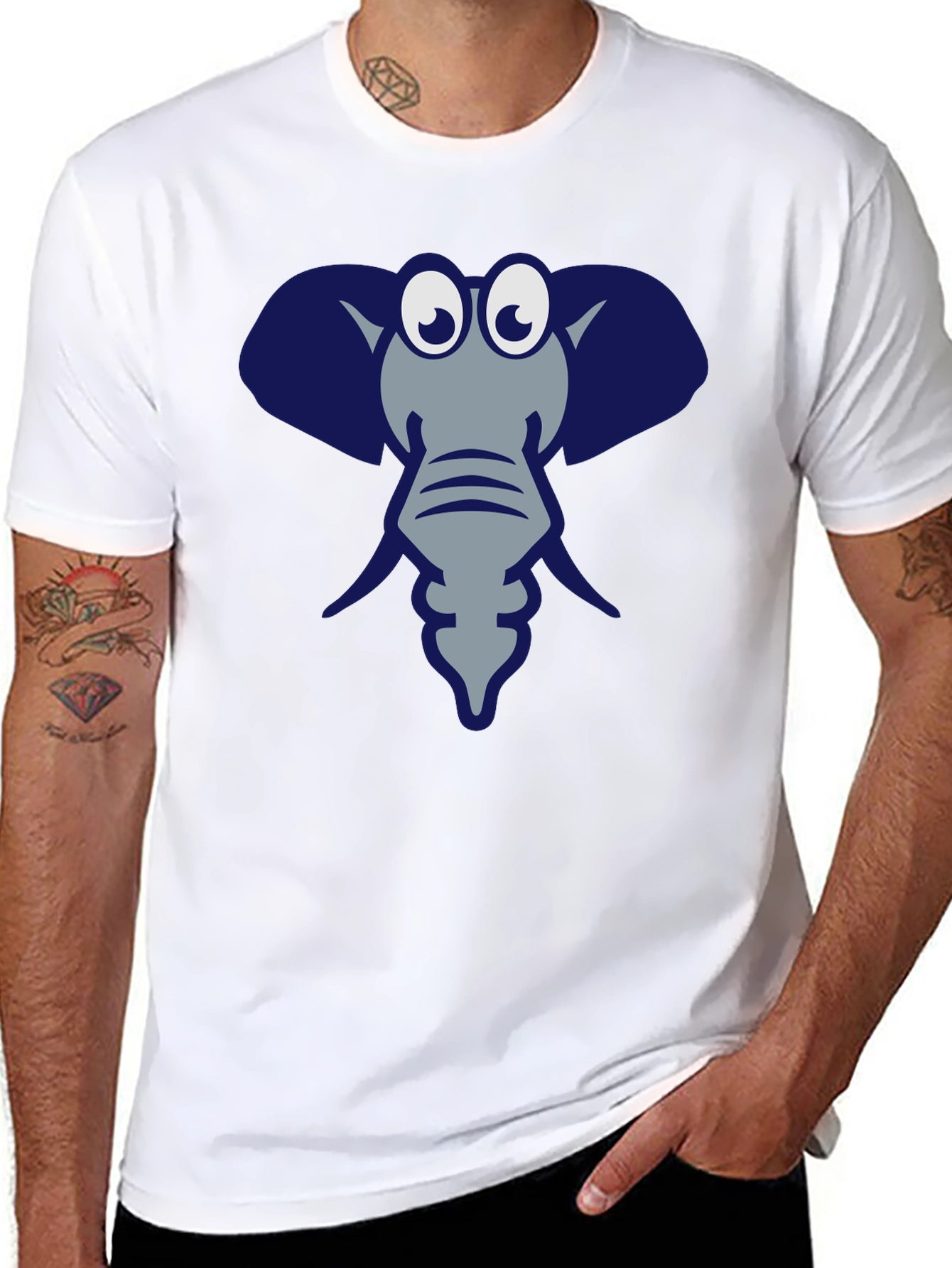 Elephant Graphic Tee - Comfy Everyday Wear