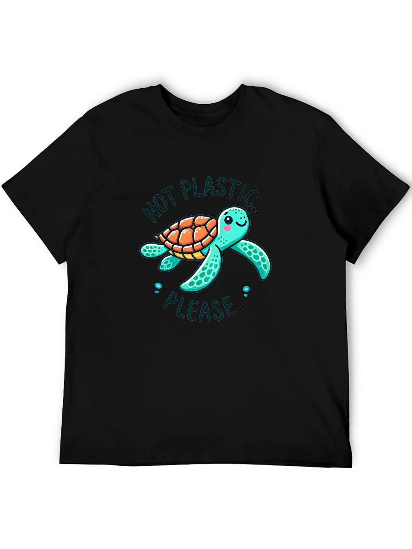 Eco-Friendly Turtle Graphic Tee - Save the Ocean