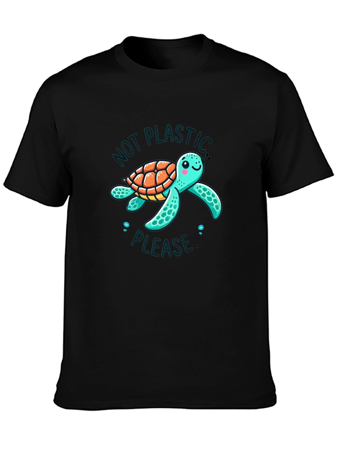 Eco-Friendly Turtle Graphic Tee - Save the Ocean