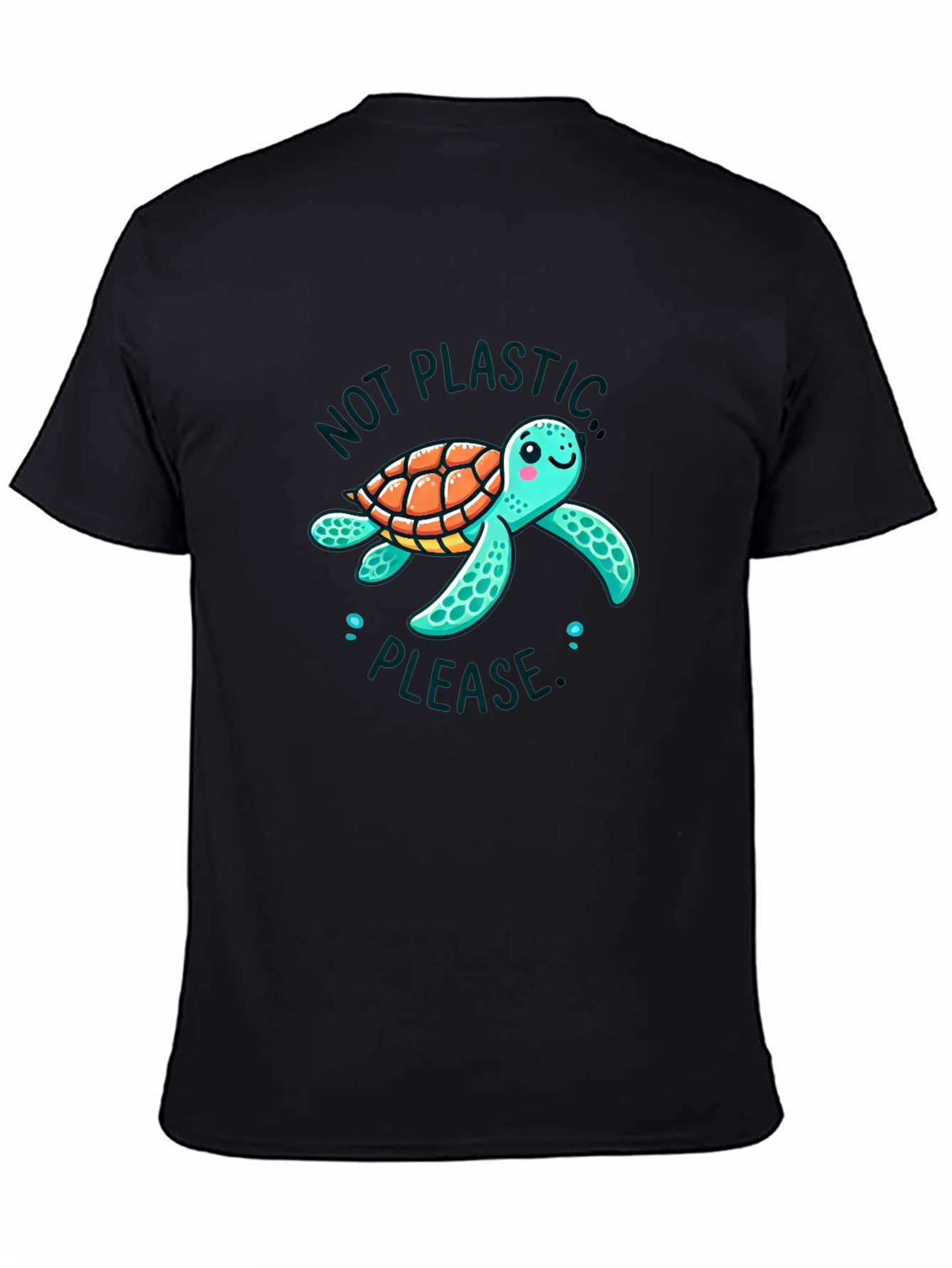 Eco-Friendly Turtle Graphic Tee - Save the Ocean