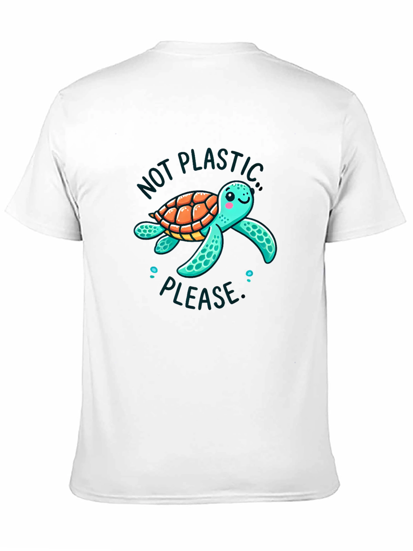 Eco-Friendly Turtle Graphic Tee - Save the Ocean