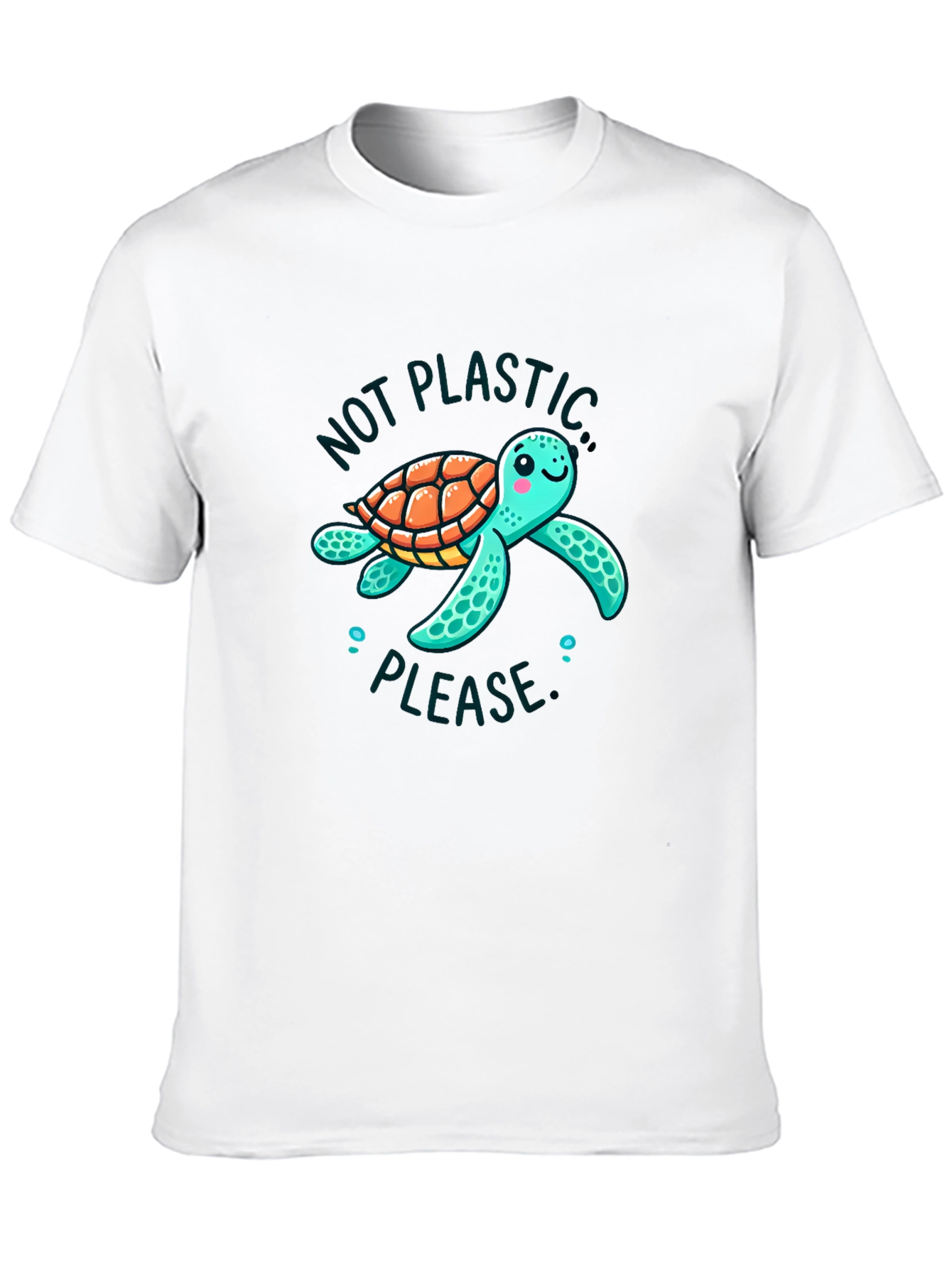Eco-Friendly Turtle Graphic Tee - Save the Ocean