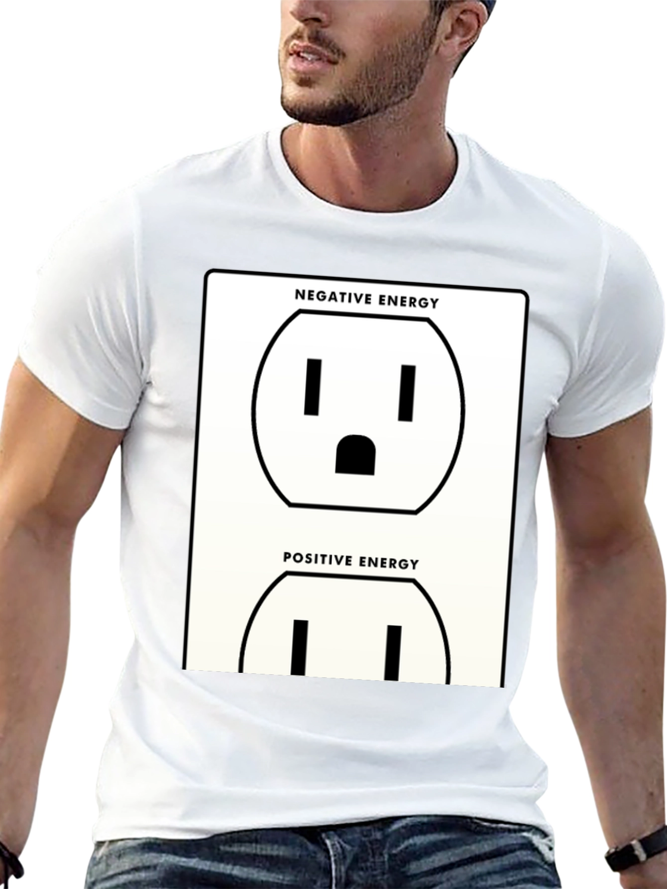 Positive & Negative Energy Graphic Tee