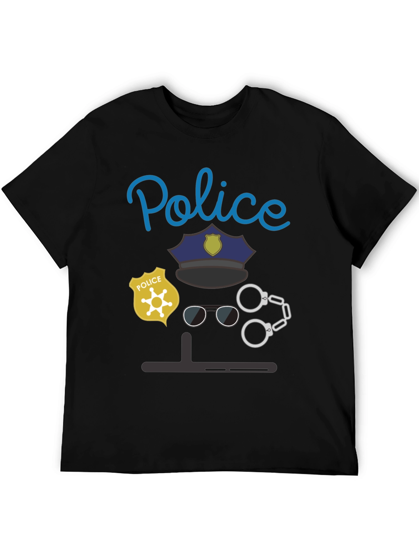 Police Costume T-Shirt - Funny Halloween Tee