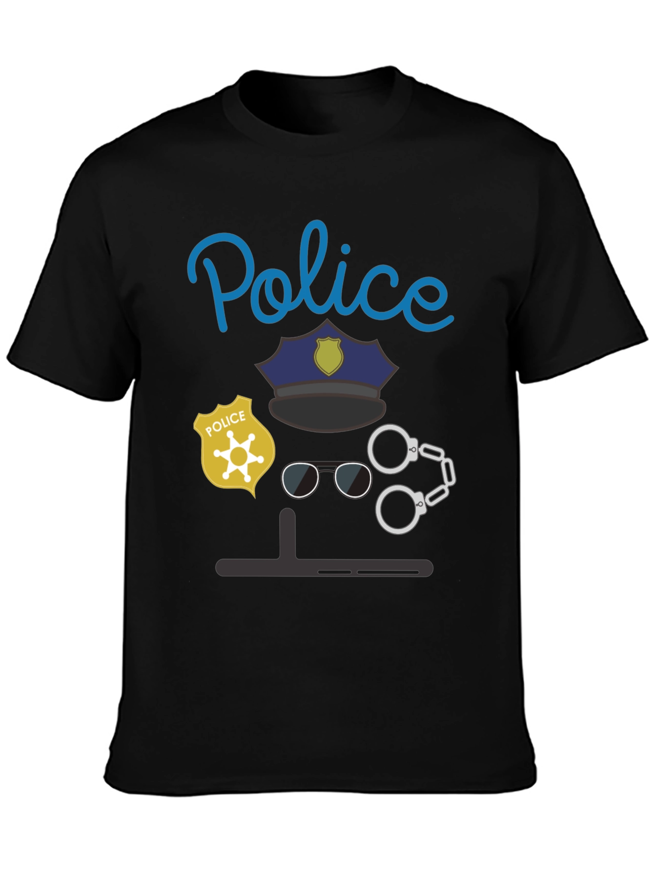 Police Costume T-Shirt - Funny Halloween Tee