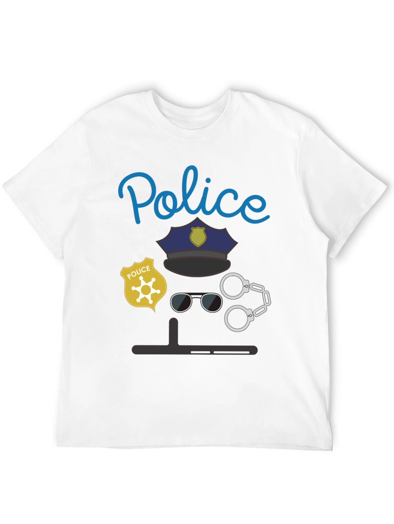 Police Costume T-Shirt - Funny Halloween Tee