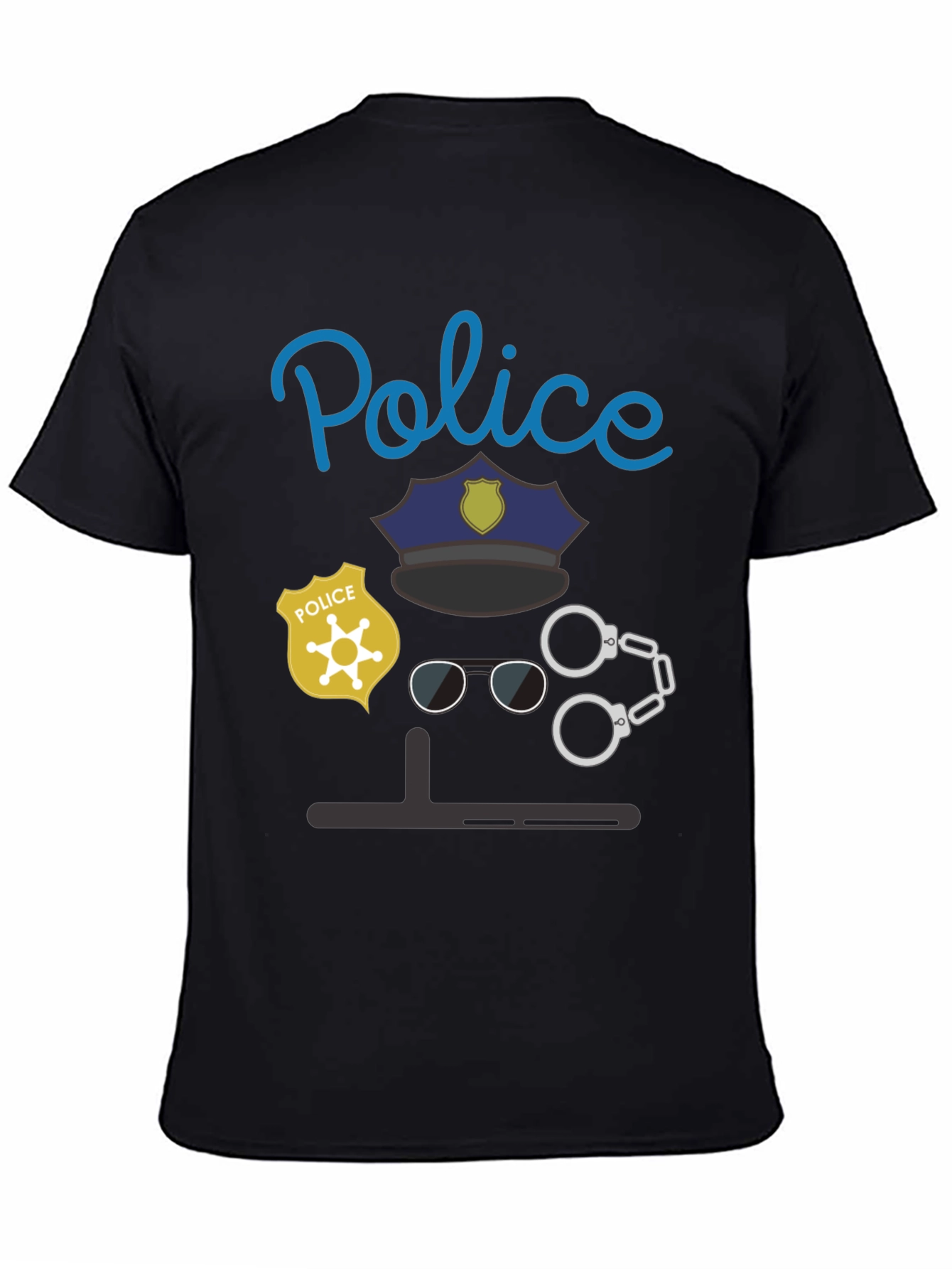Police Costume T-Shirt - Funny Halloween Tee
